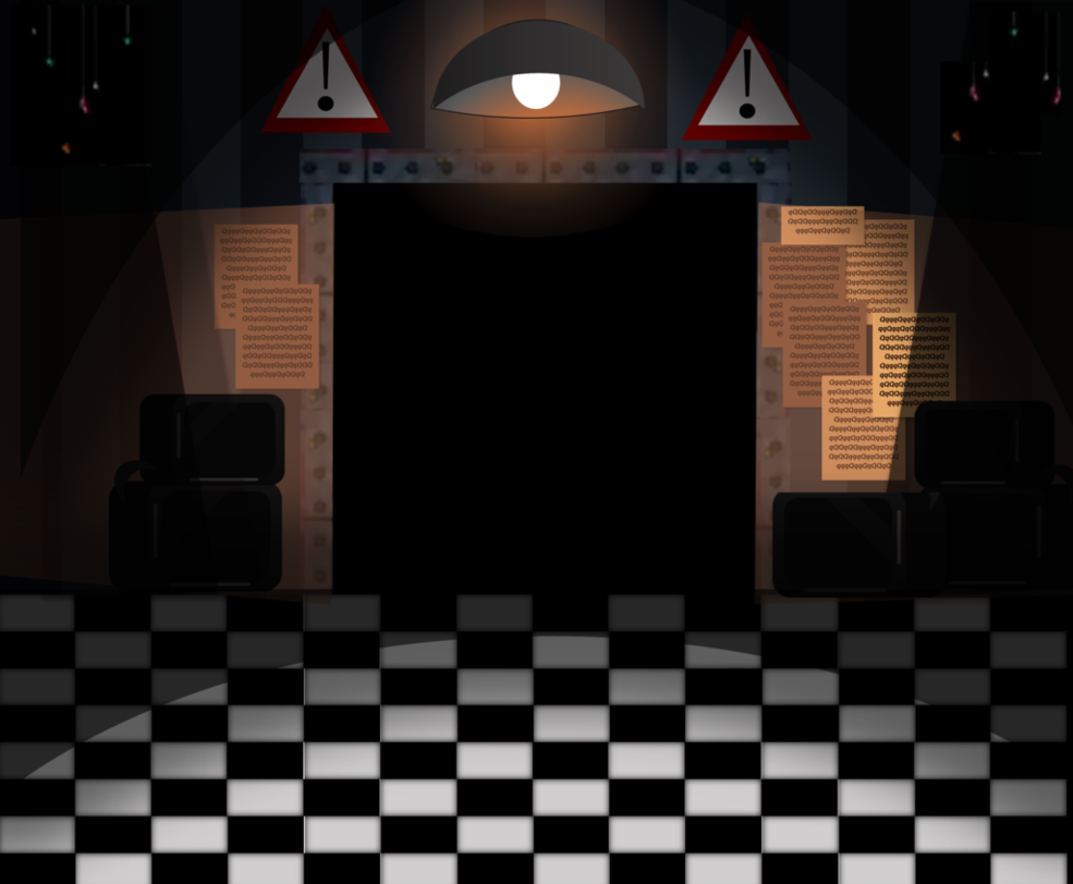 FNAF2 Office Background (without desk) by MelodyCharlotte. Office background, Glitch wallpaper, Fnaf wallpaper