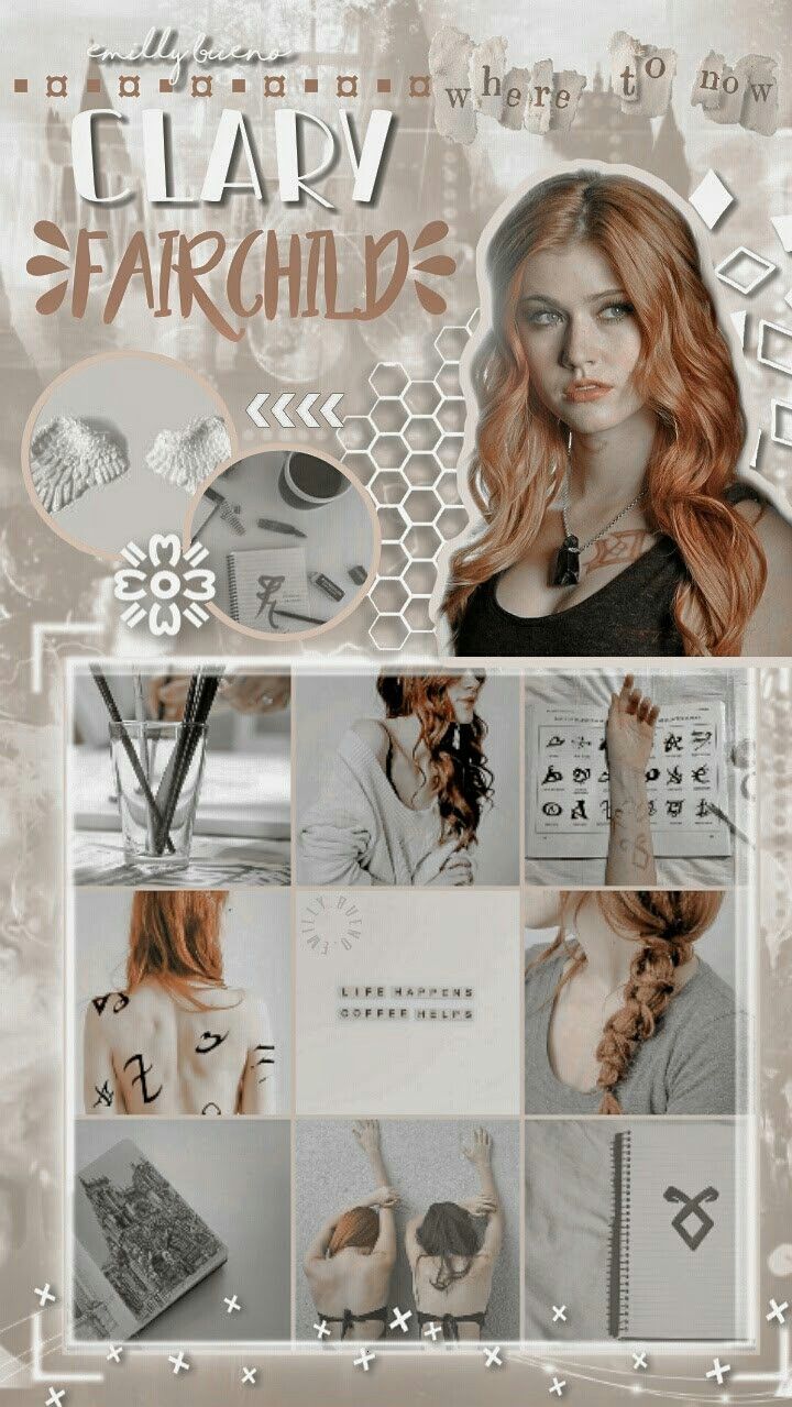 Clary Fairchild Aesthetic 3.0. Shadowhunters, Character aesthetic, Book characters