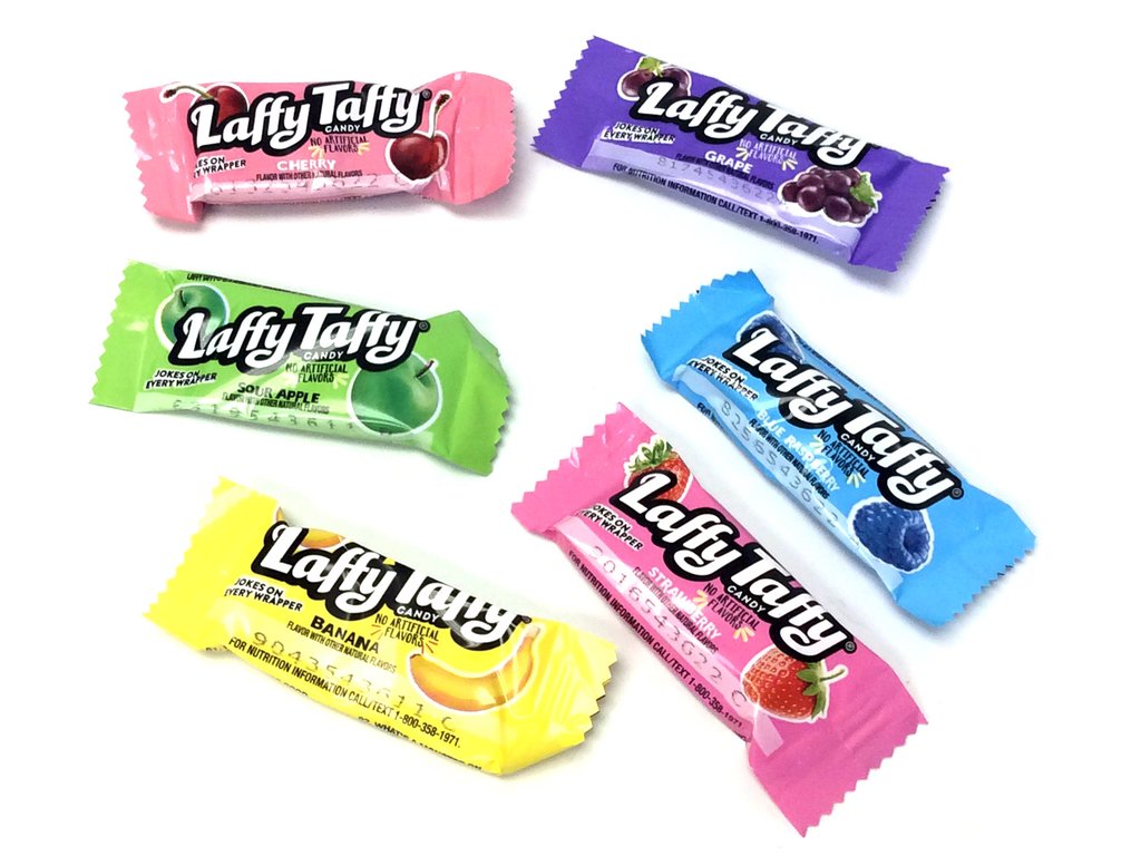 Laffy Taffy Size Assorted Flavors Lb Plastic Tub