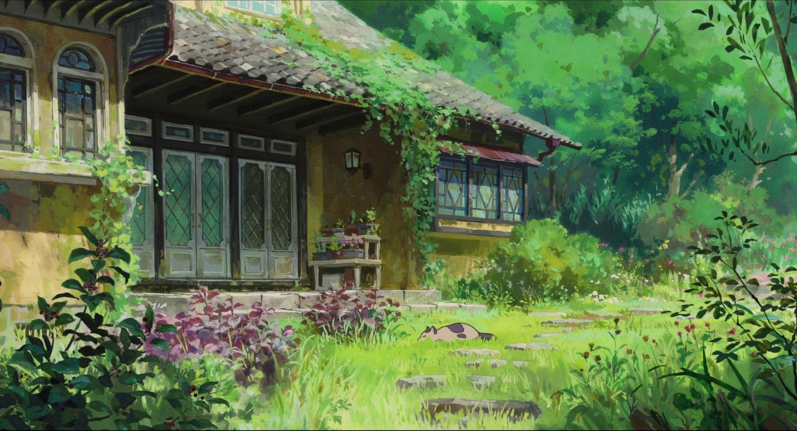 anime, Studio Ghibli, Karigurashi no Arrietty Wallpaper. Studio ghibli background, Studio ghibli art, Anime scenery