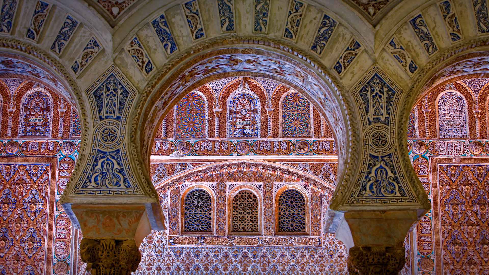 Ambassador's Hall in the Alcázar of Seville, Spain