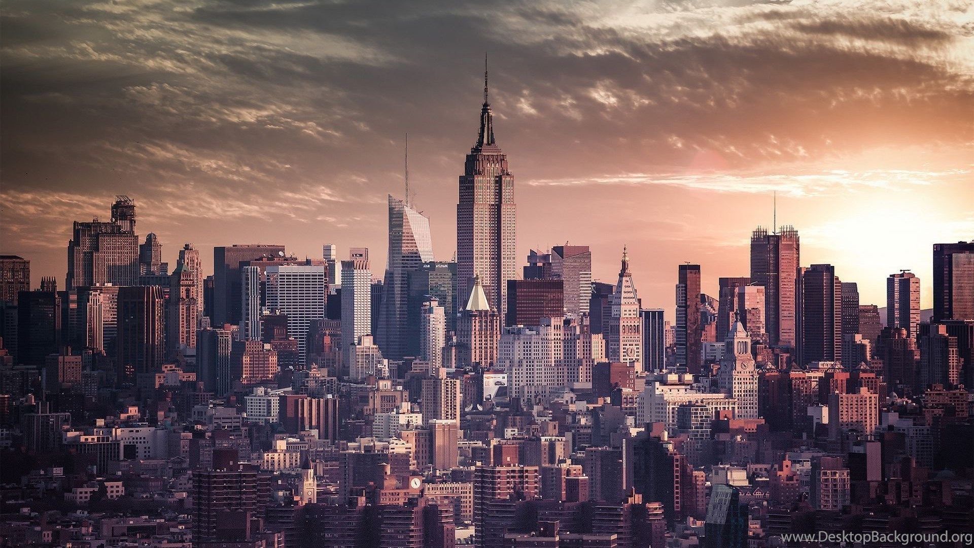 Modern: New York City Skyscraper World Wallpaper For Desktop Desktop Background
