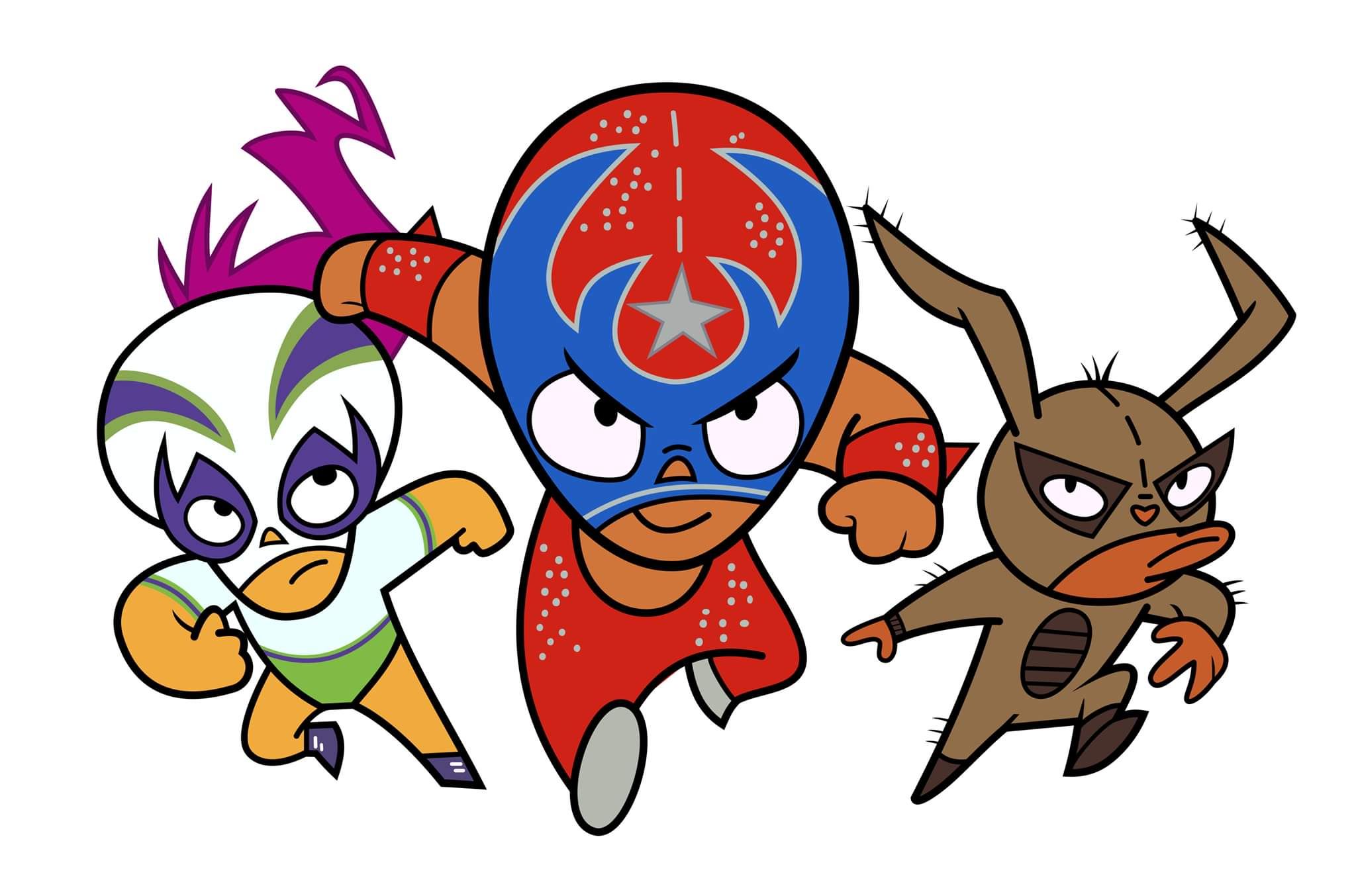 Mucha Lucha! (2002). Mucha lucha personajes, Personajes de cartoon network, Dibujos de cartoon network