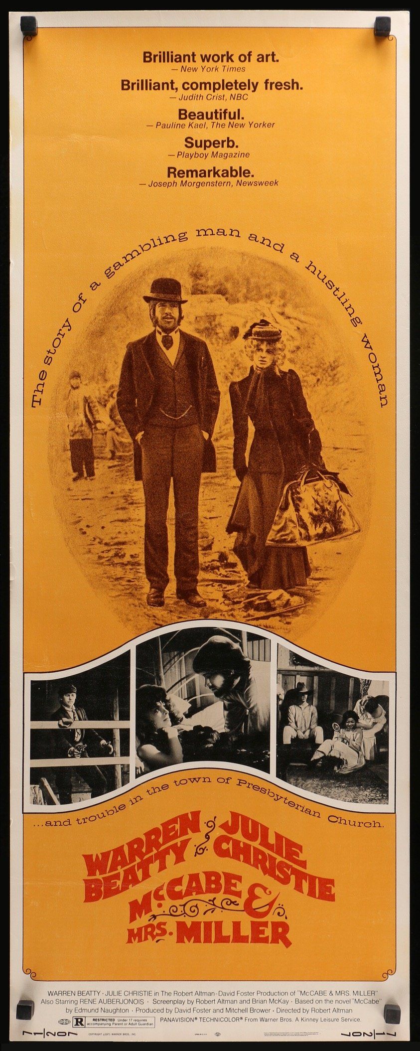 McCabe & Mrs. Miller. Movie posters, Robert altman, Movie posters vintage