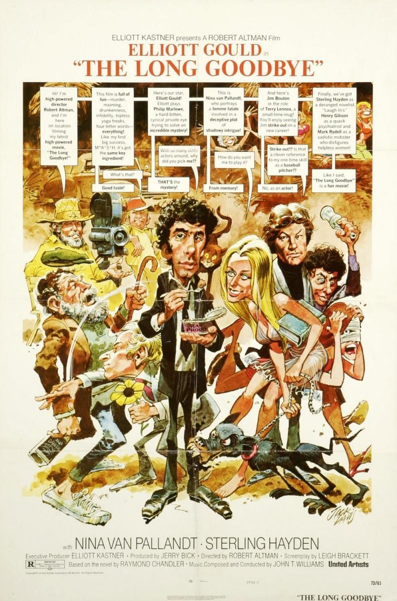 Sección visual de Un largo adiós. The long goodbye, Jack davis, Best movie posters