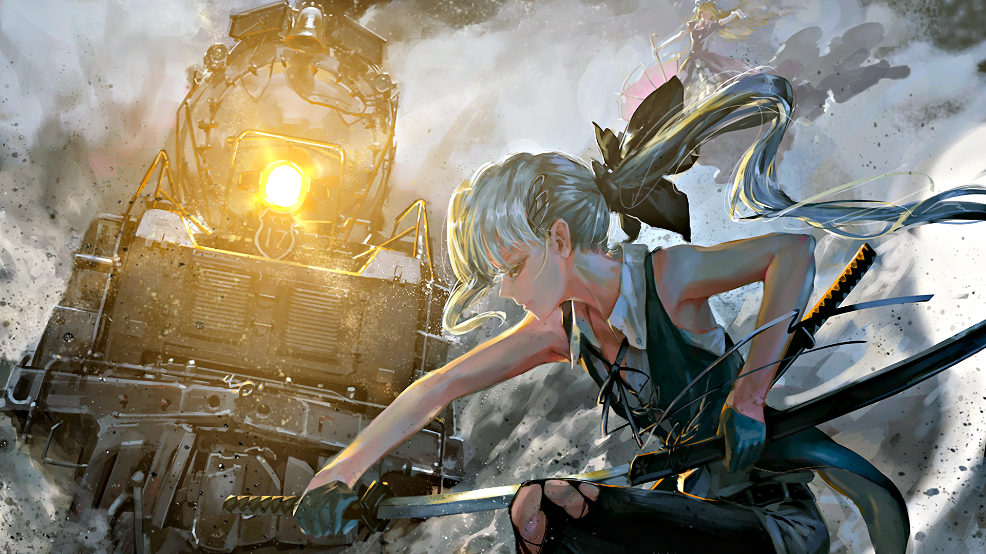 Wallpaper, temple, anime, manga, mythology, ART, screenshot 1920x1080