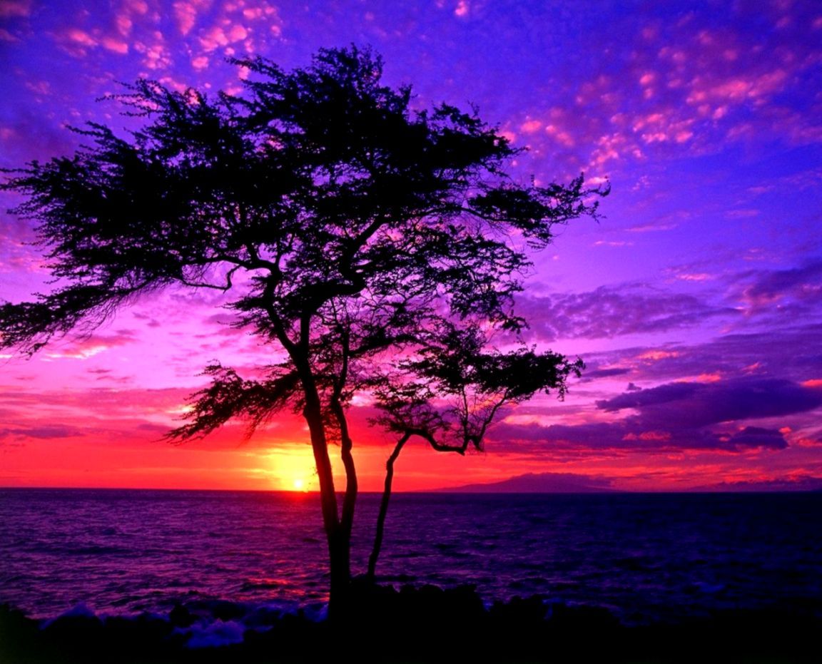 Glitter Sunset Wallpapers Wallpaper Cave