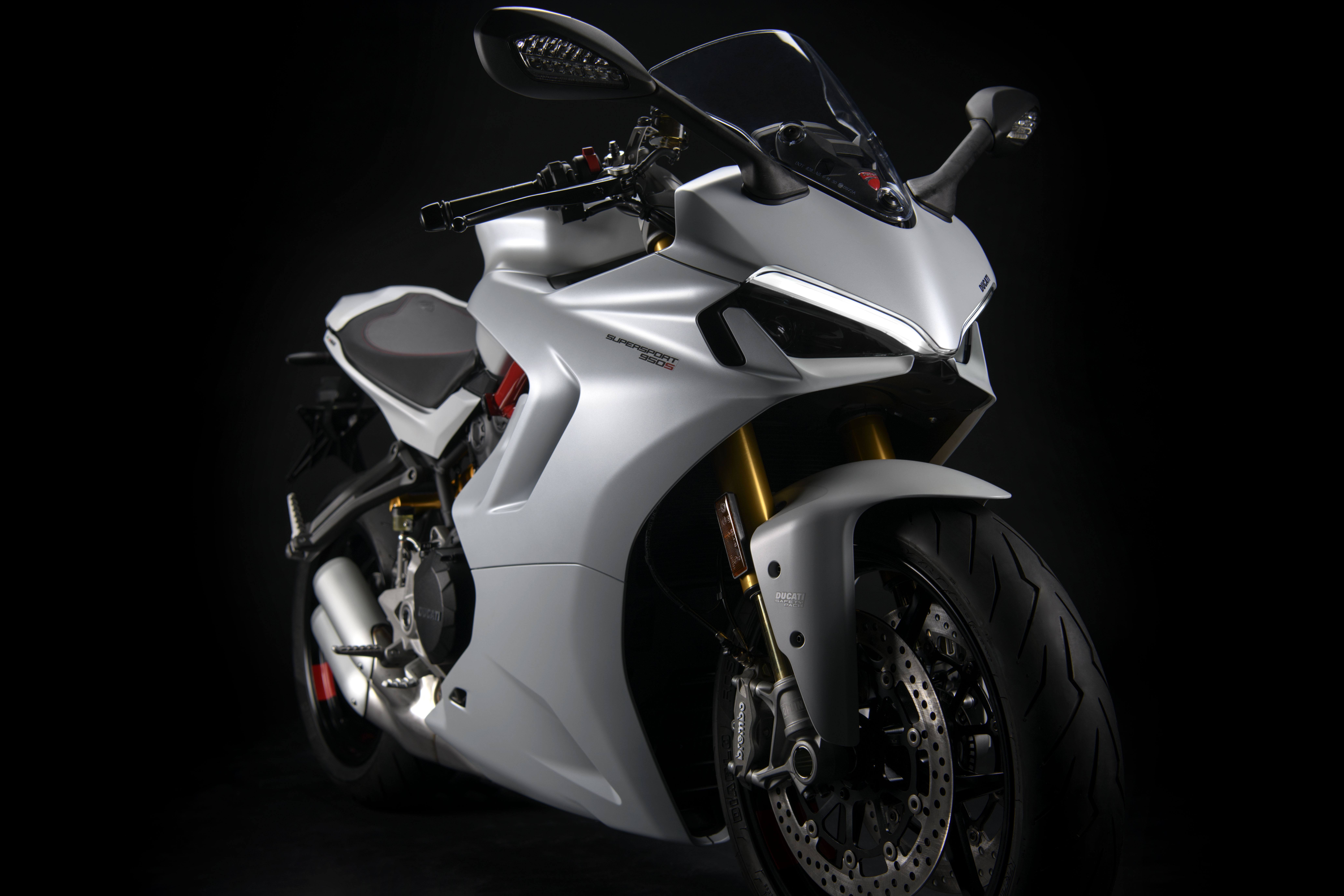Ducati SuperSport 950 Wallpaper 4K, Sports bikes, Black background, 2021, 5K, 8K, Bikes