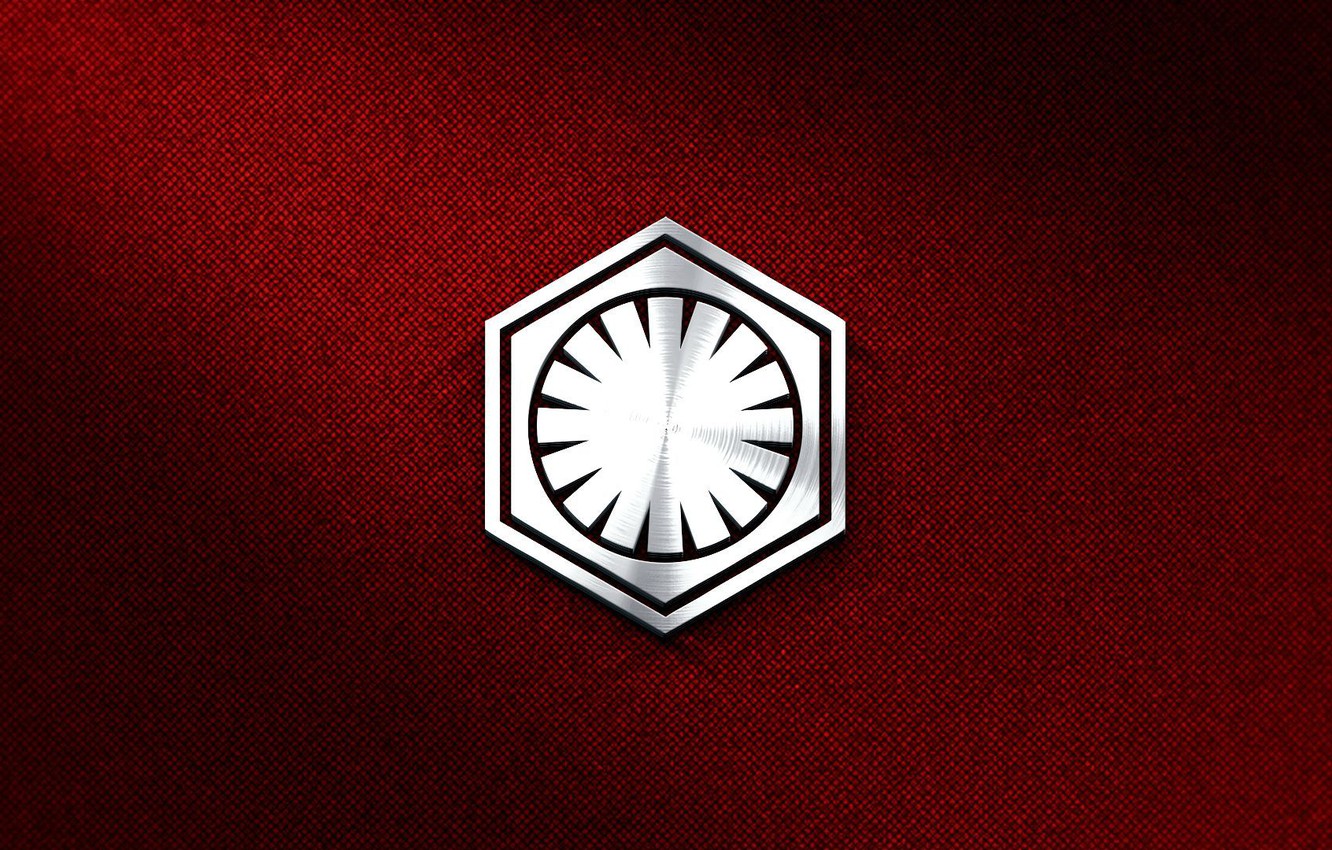 Wallpaper Star Wars, logo, symbol, Force Awakens, First Order image for desktop, section минимализм