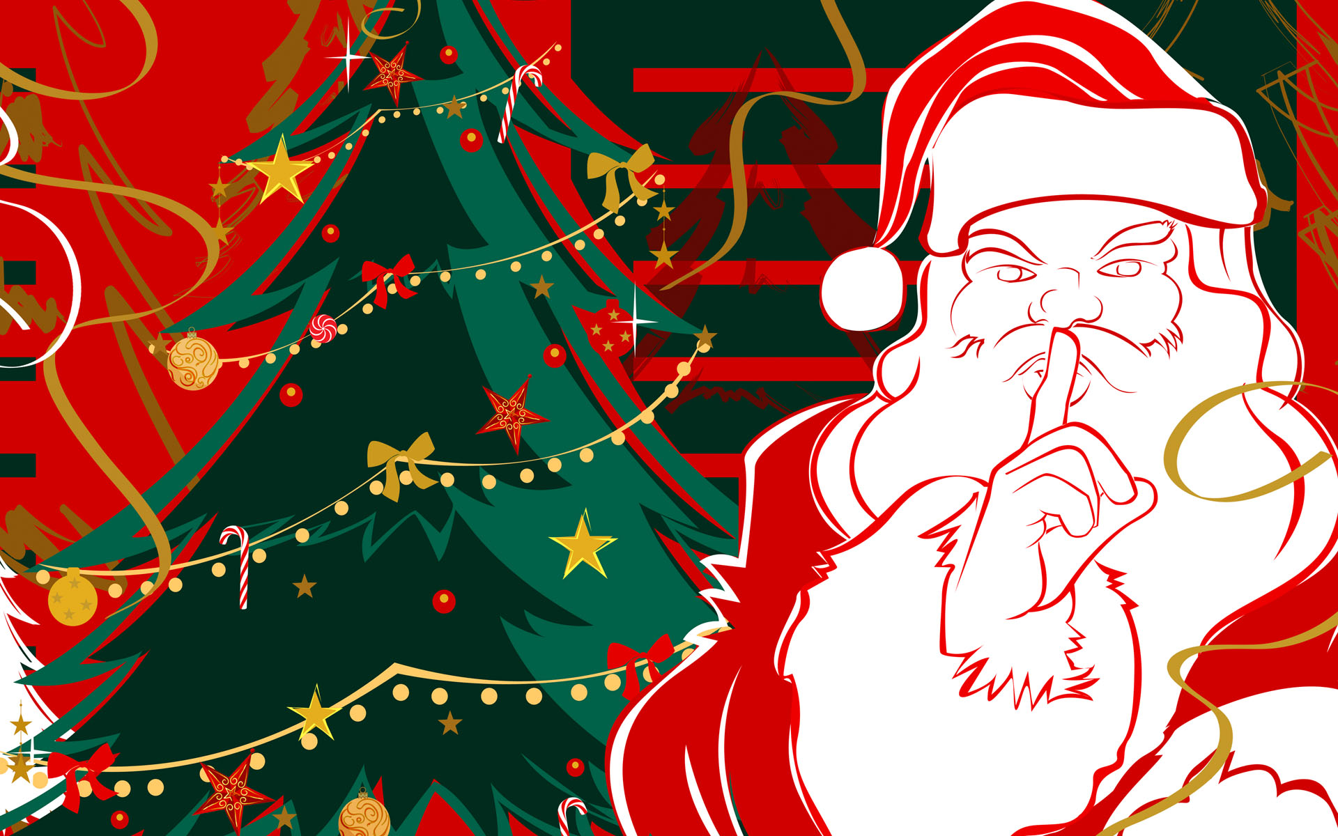Santa Clause Xmas Wallpaper