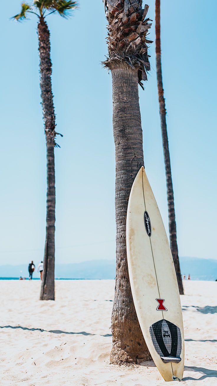 Surfboard Hawaii iPhone Wallpaper