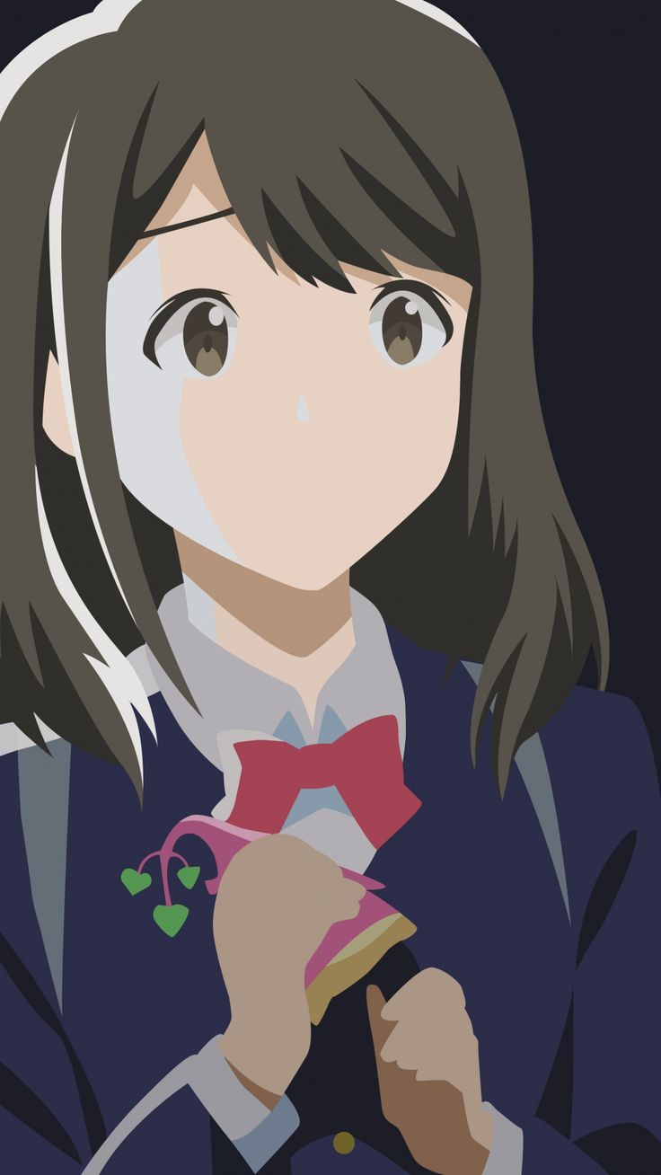 Mizuno Akane, Tsuki ga Kirei, cute, brown eyes, art, 1080x1920 wallpaper. Anime wallpaper, Anime wall art, Cute anime character