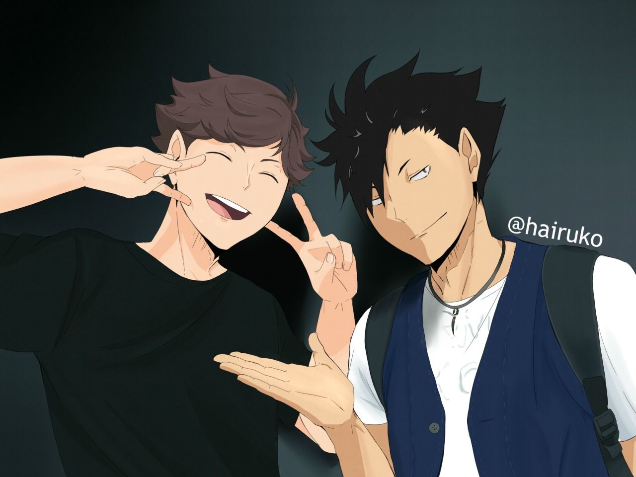 I forgot to upload this here! OiKuroo. Haikyuu anime, Haikyuu fanart, Haikyuu