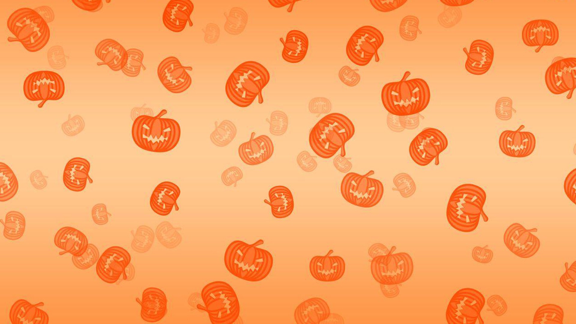 Cute Halloween Orange Pumpkins HD Cute Halloween Wallpaper