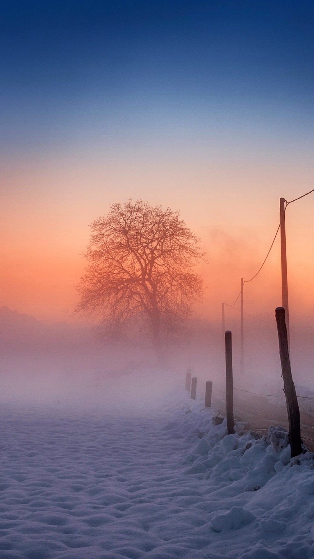 Winter Landscape Mobile Wallpapers - Wallpaper Cave