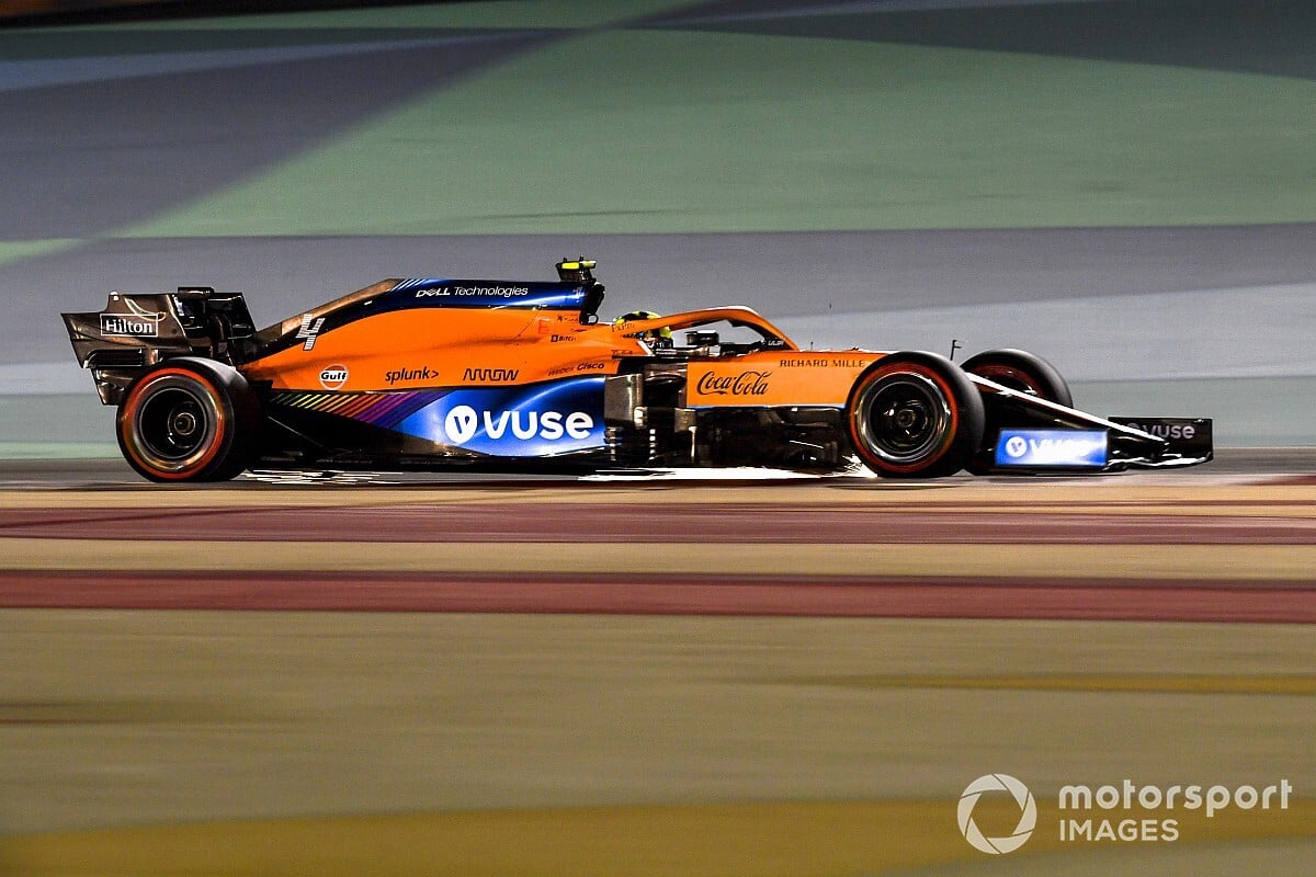 Norris plays down McLaren's F1 pace in Bahrain GP practice