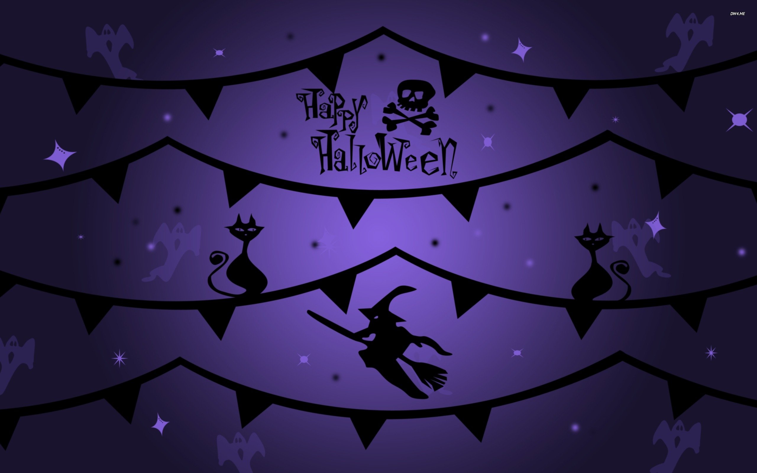 Purple Halloween Wallpaper