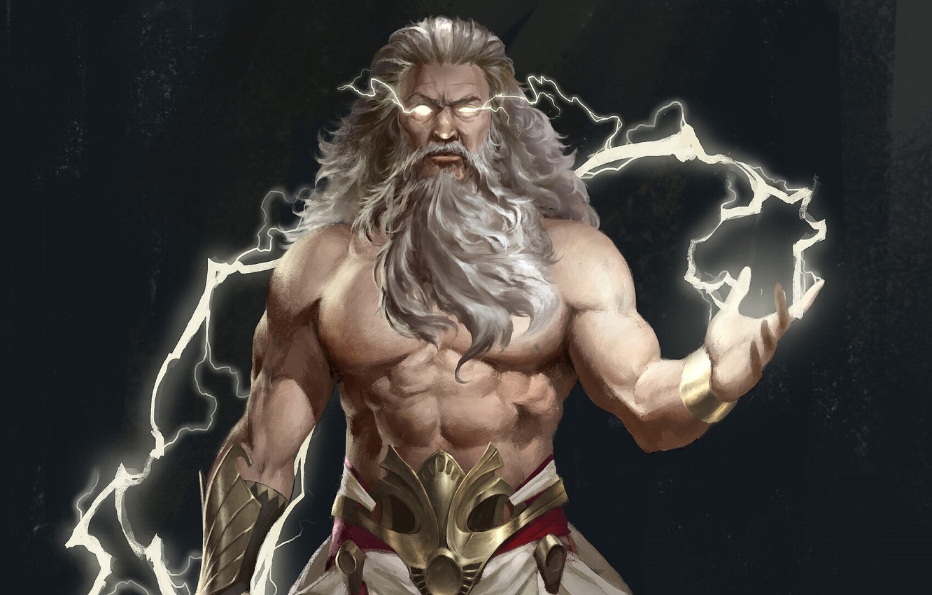 Zeus, god of lightning, greek god, HD phone wallpaper | Peakpx