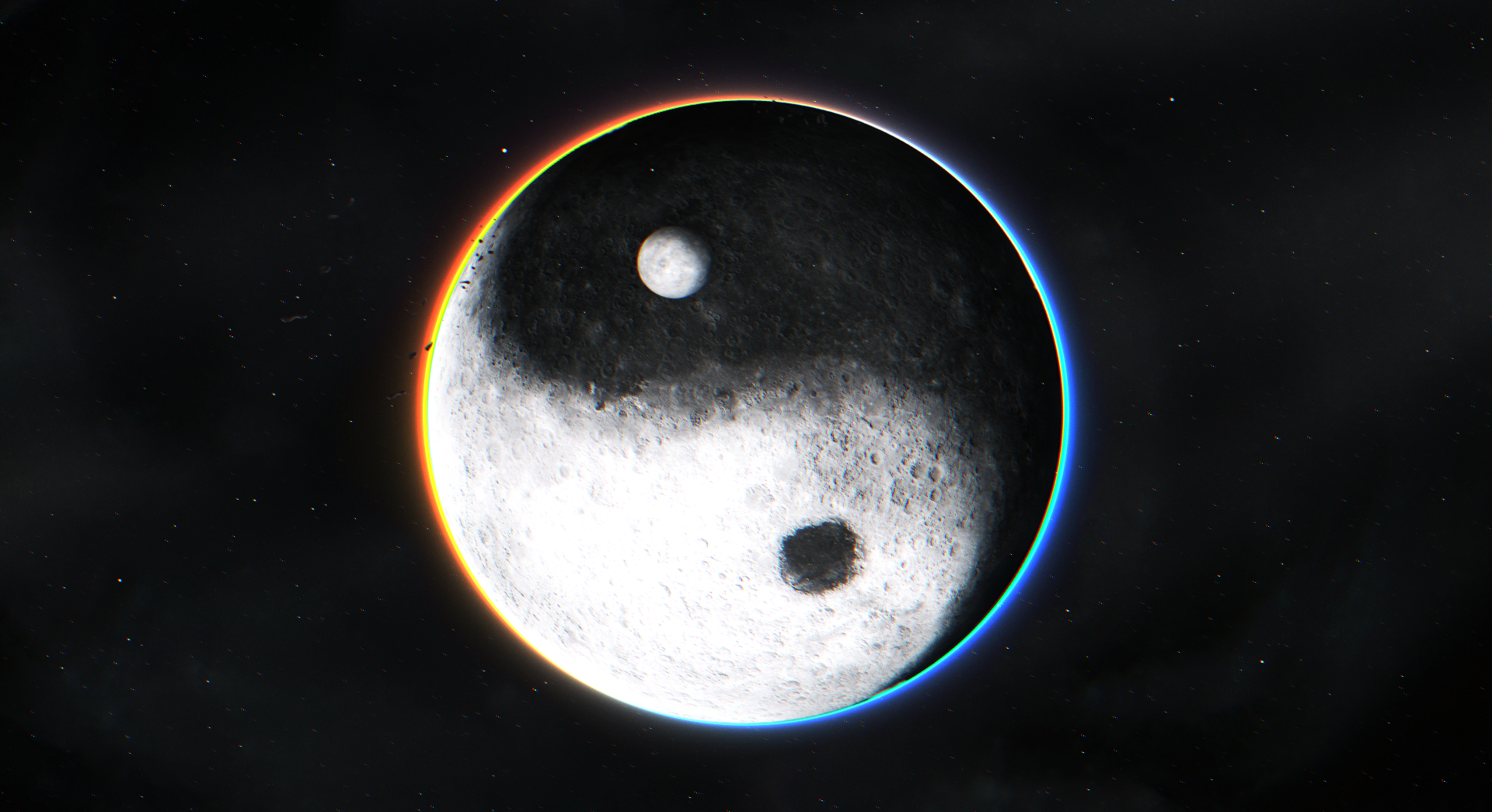 Taiji Yin Yang moon live wallpaper [DOWNLOAD FREE]