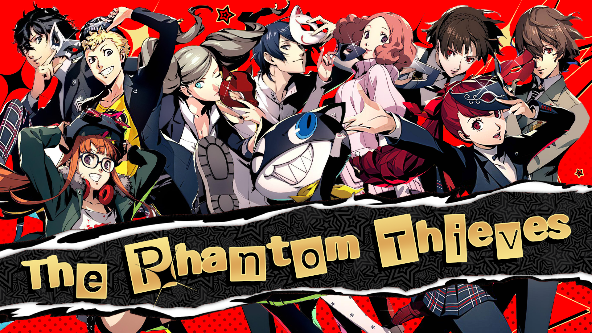 Couldn't find a Phantom Thieves wallpaper that I really liked so I made one myself :): Persona5