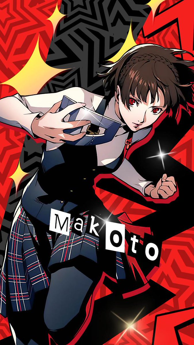 NightTIDE a Twitter: Mobile background of our Queen for #MakotoMonday ! The goal is to translate the Famitsu feature scans of all the Phantom Thieves into background for everyone Best quality download