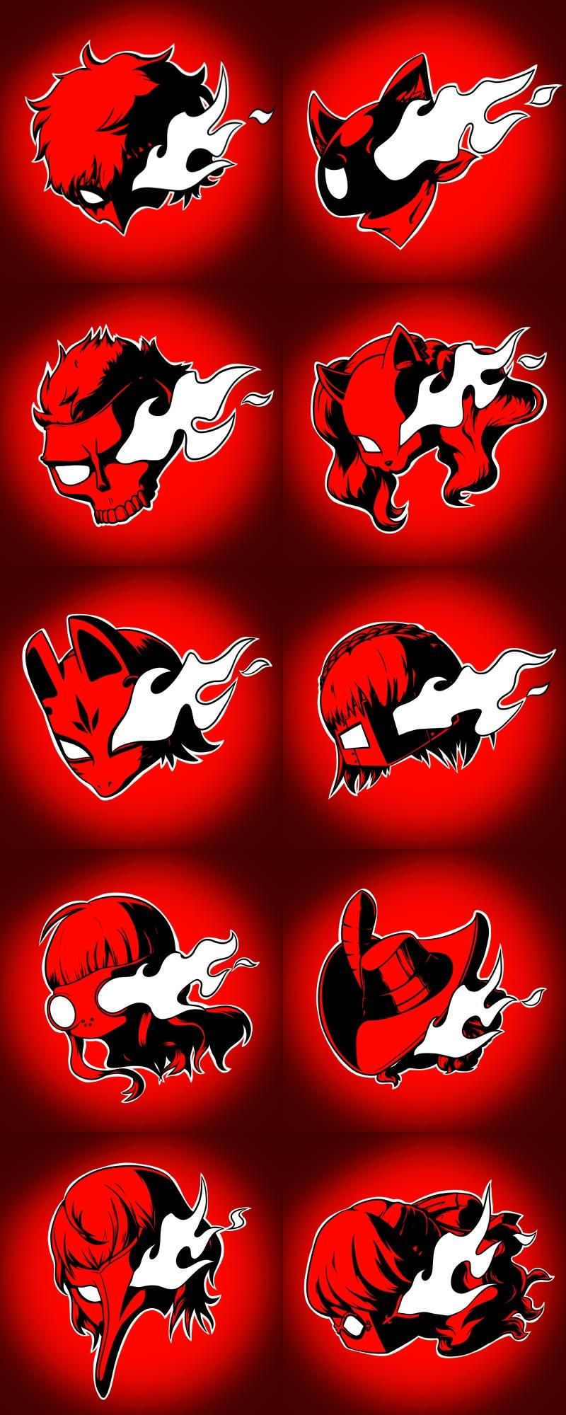 Phantom Thieves as the Phantom Thieves Logo (by HeroicOutlaw), Persona5. Persona 5 anime, Persona 5 joker, Persona 5 memes