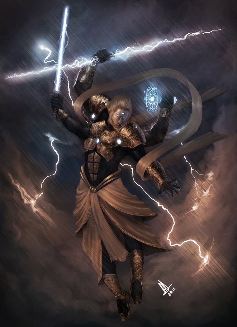 Indra: Master of Thunder. God illustrations, God art, Hindu gods