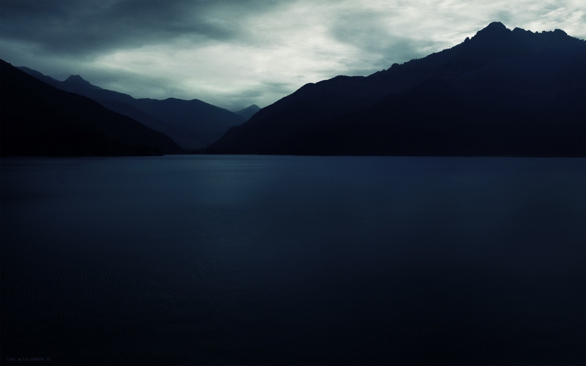 Wallpaper, 1920x1200 px, dark, lake, landscape, photography, water 1920x1200
