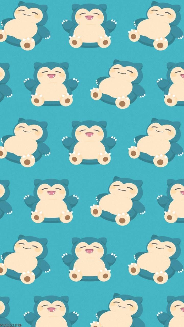 Snorlax Wallpaper for mobile phone, tablet, desktop computer and other devices HD and 4K wallpaper. Cute pokemon wallpaper, Pokemon snorlax, Pokemon background