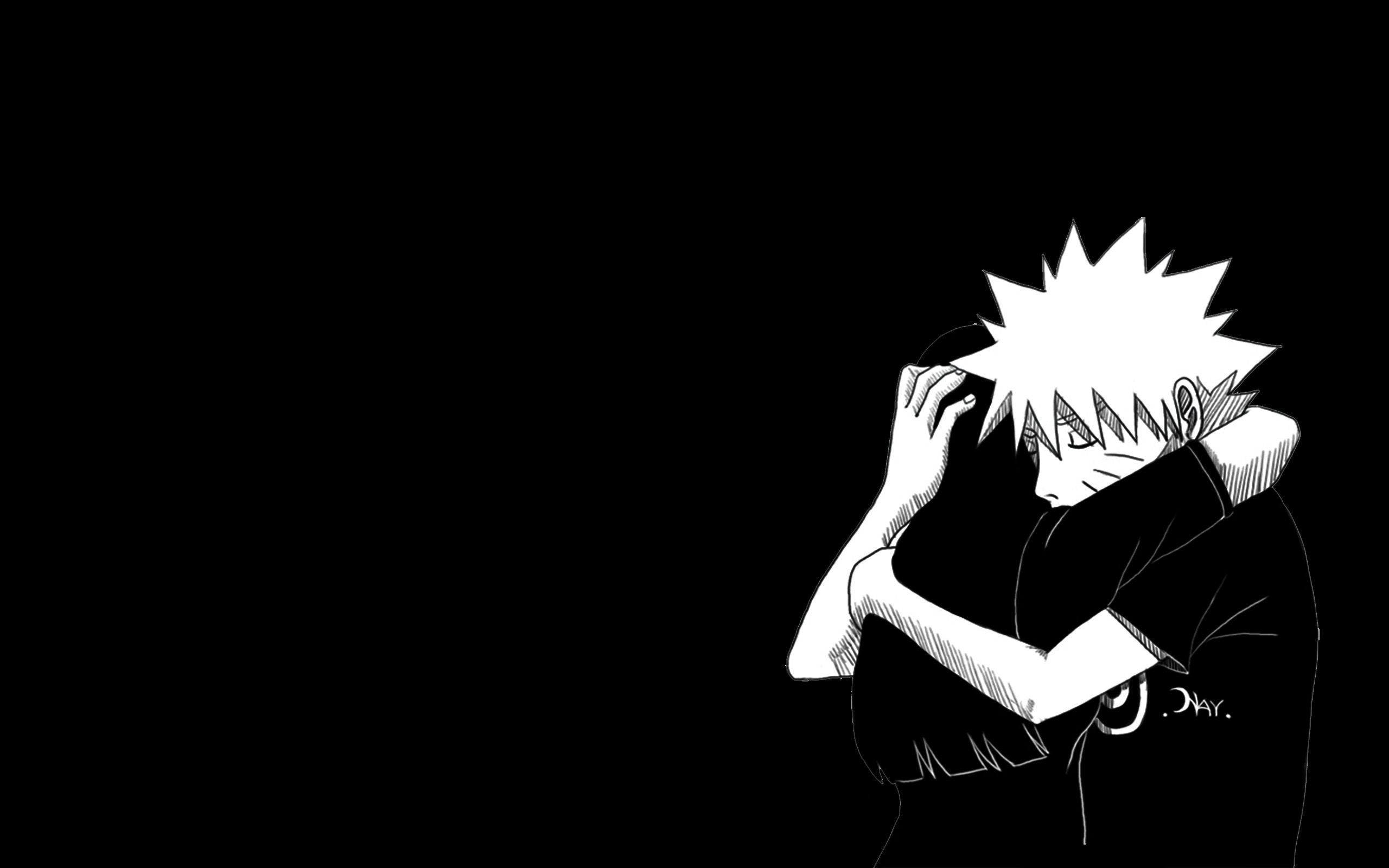 Black And White Anime Wallpaper Naruto