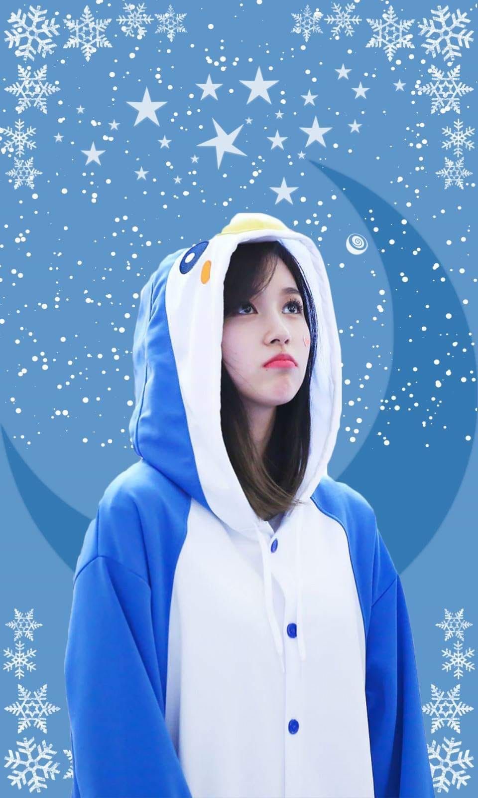 Twice. Mina, Penguin wallpaper, Kpop girls
