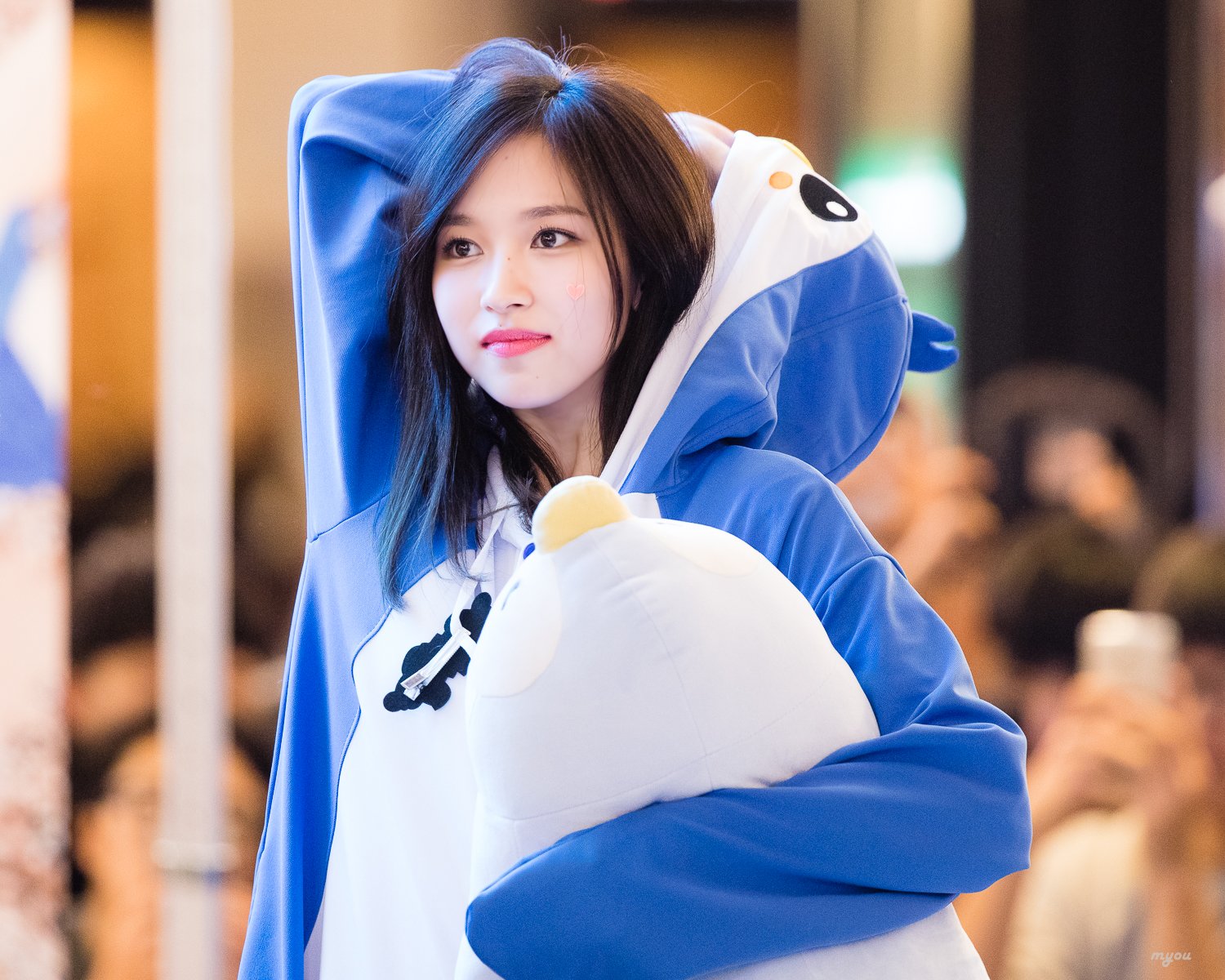 Mina, the most attractive penguin in the world. 