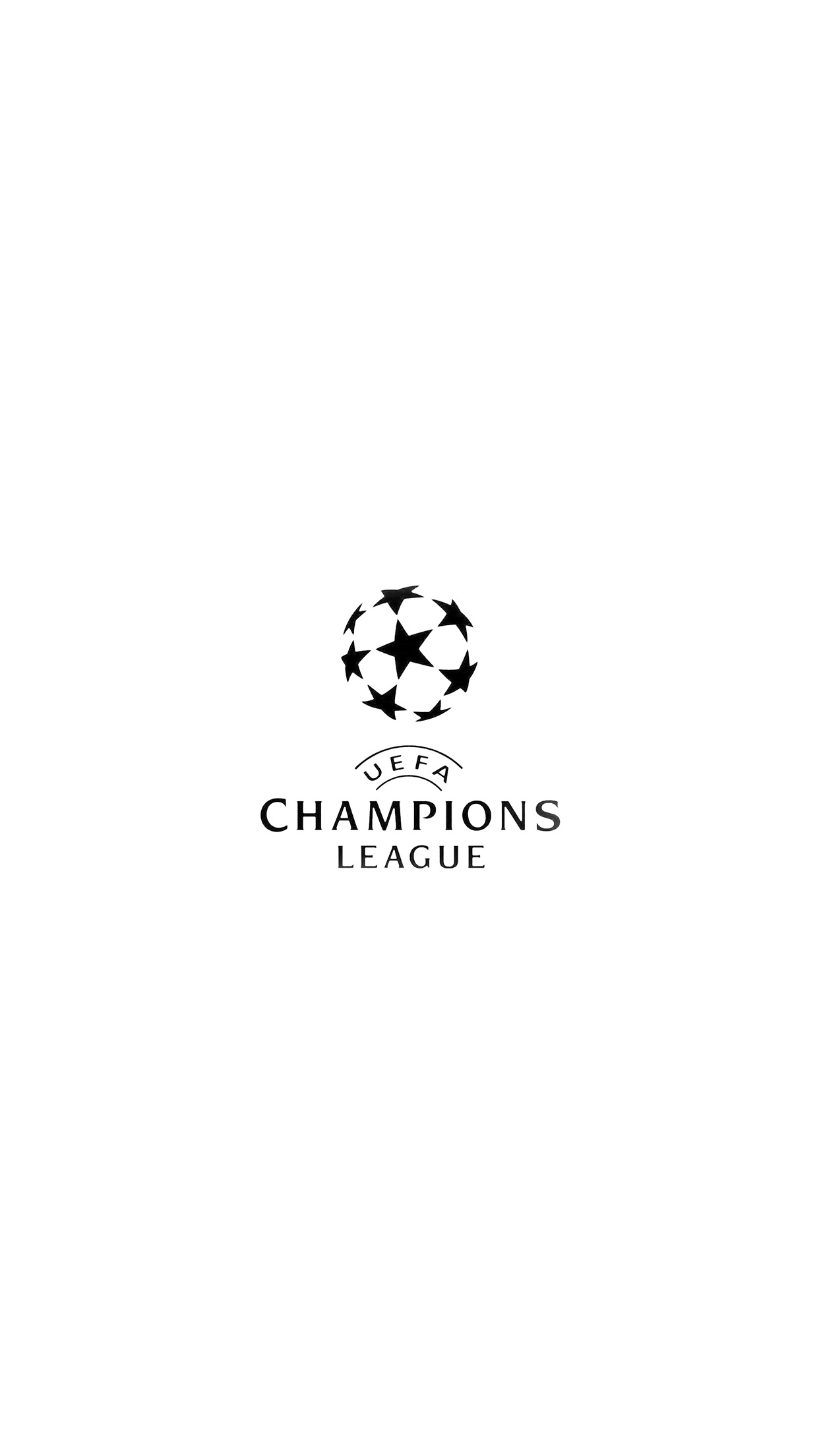 Champions League Europe Logo Soccer Art Illustration White Wallpaper