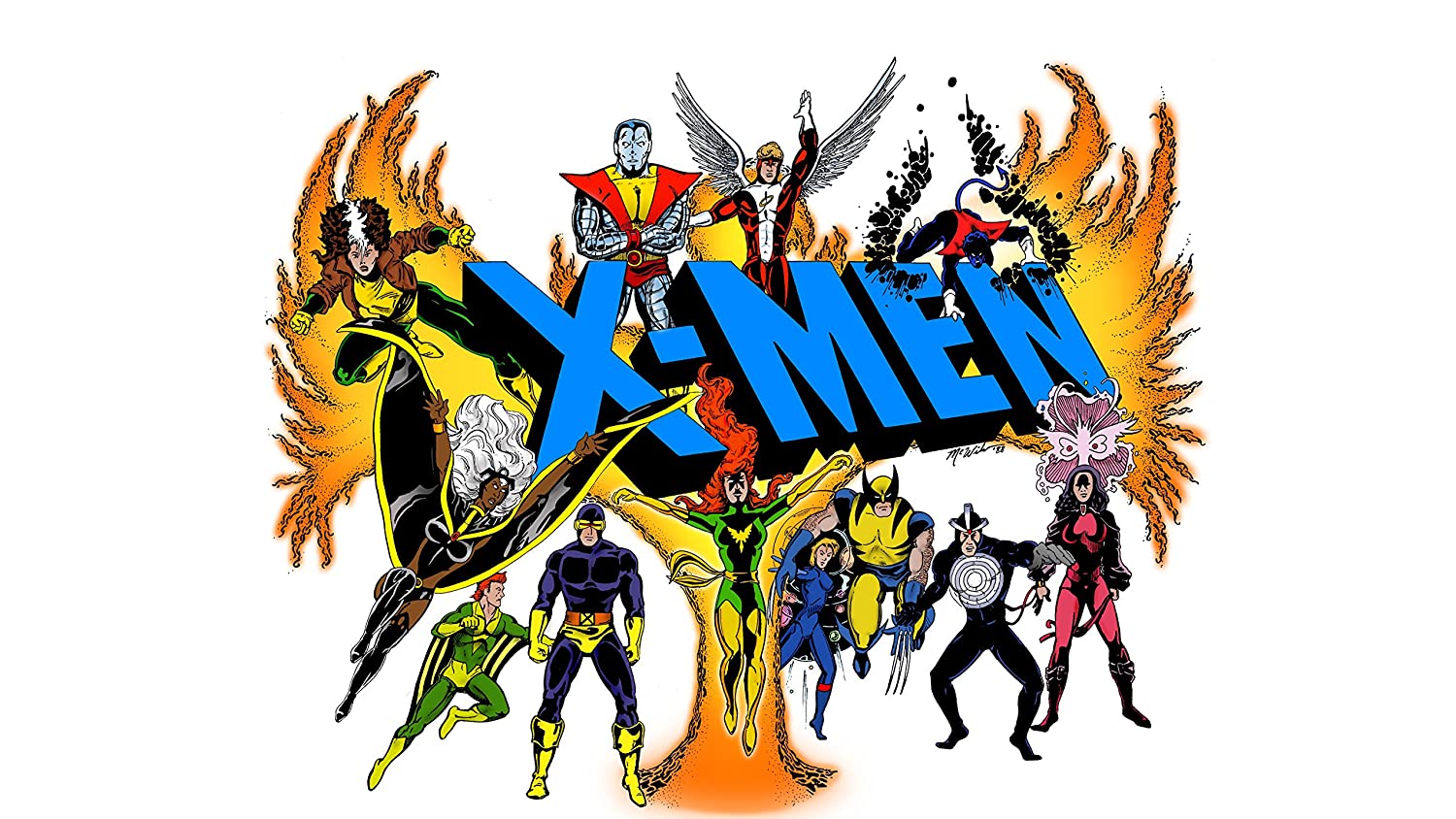 Marvel Comics Poster, X Men Wallpaper, Alex Summers Print, Banshee Wall Art Decor, Colossus Wallpaper, Comics Artwork, Handmade Products