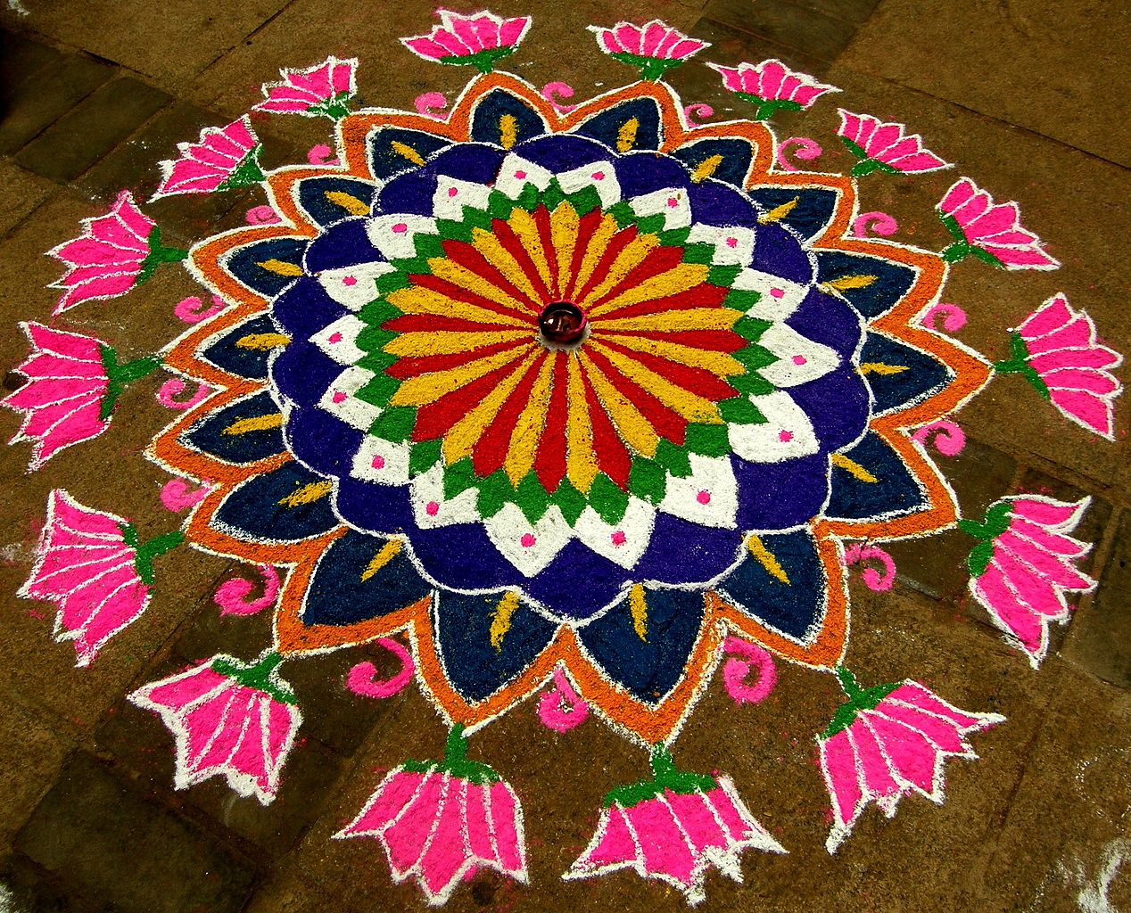 Rangoli, kolam, chennai, Tamil