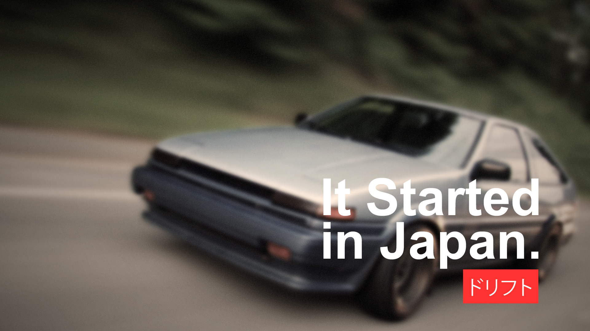 car, Japan, Drift, Drifting, Racing, Vehicle, Japanese Cars, Import, Tuning, Modified, Toyota, AE Toyota AE Initial D, It Started In Japan Wallpaper HD / Desktop and Mobile Background