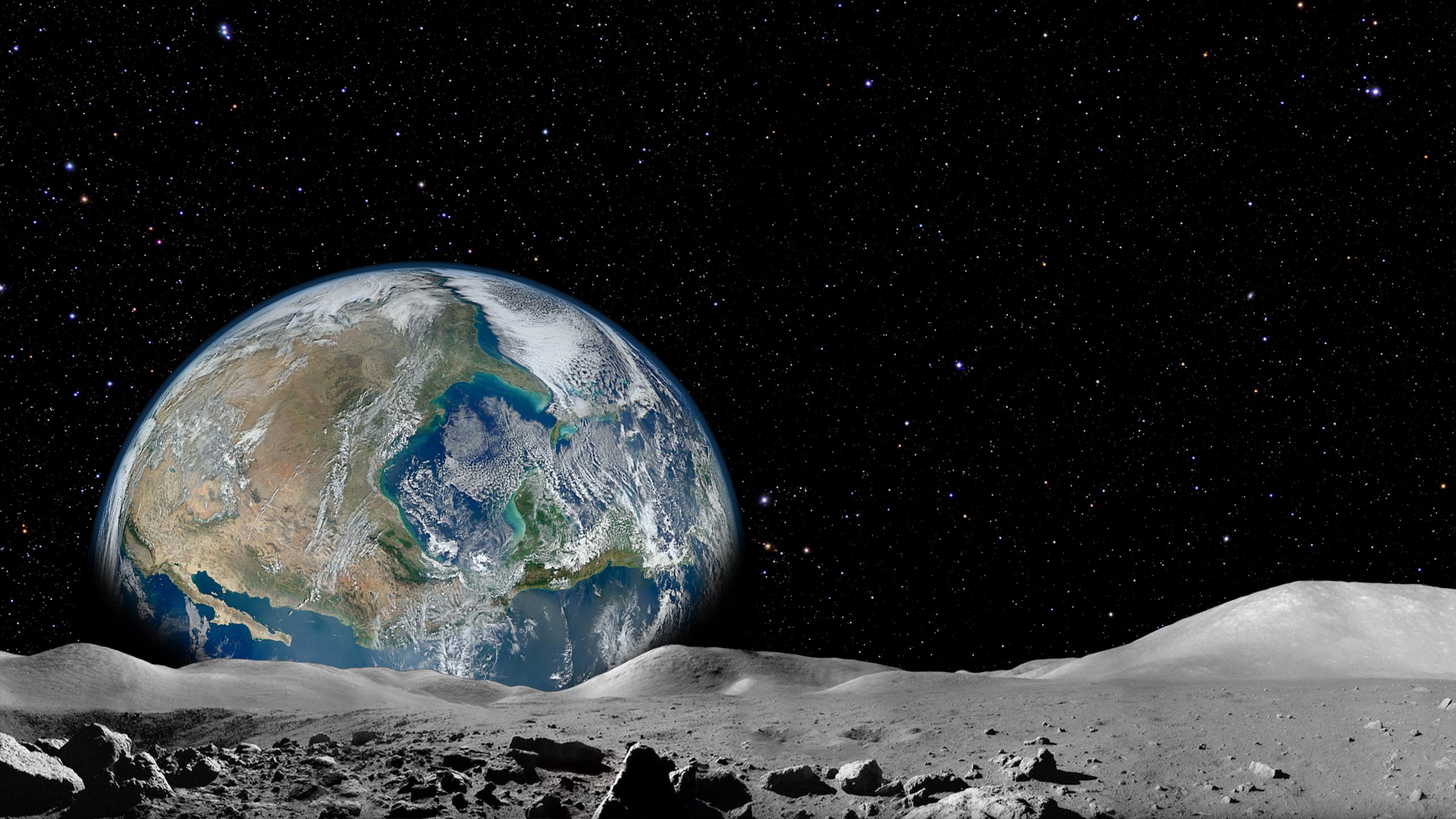 nasa earthrise hd desktop