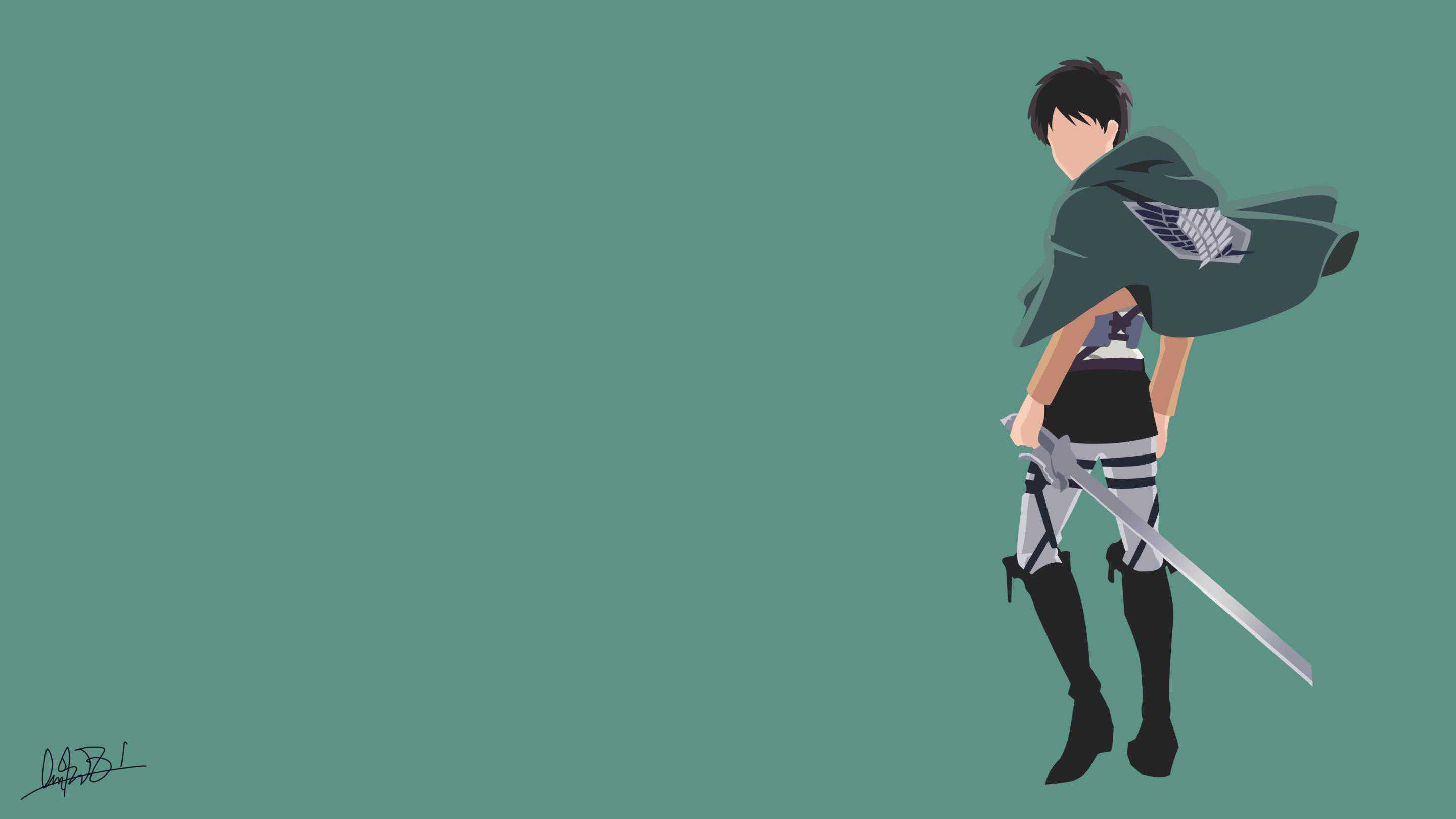 Eren Yeager Desktop Wallpaper Free HD Wallpaper