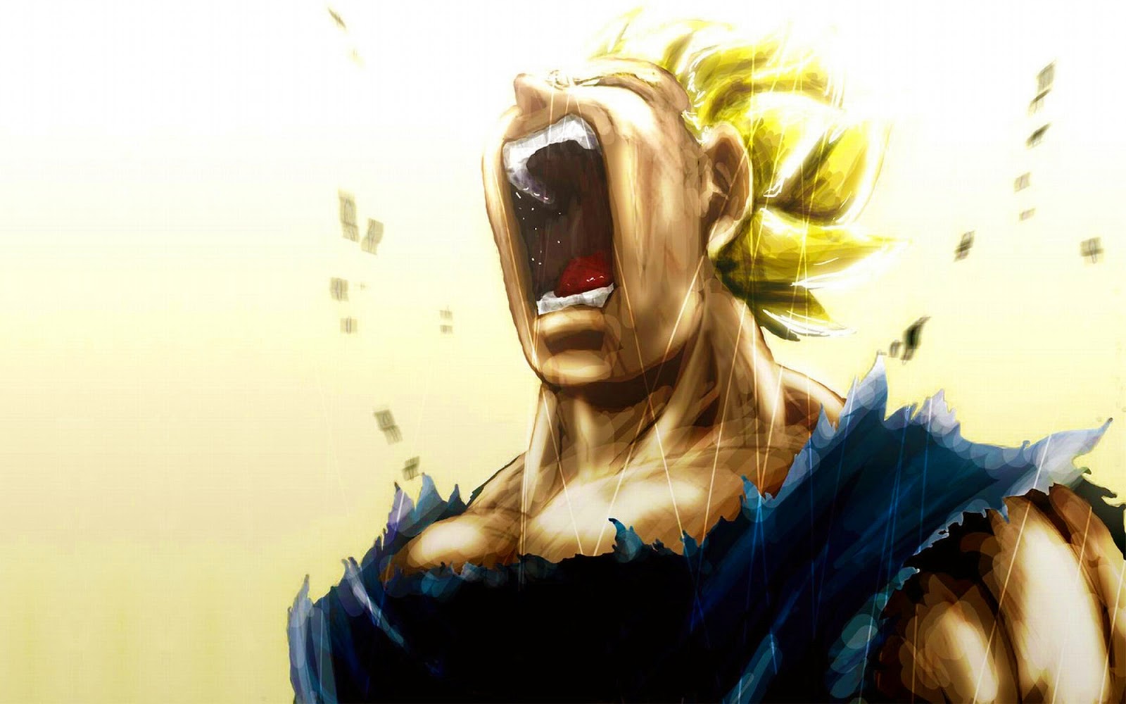 Vegeta Screaming Super Saiyan 0929 HD Wallpaper