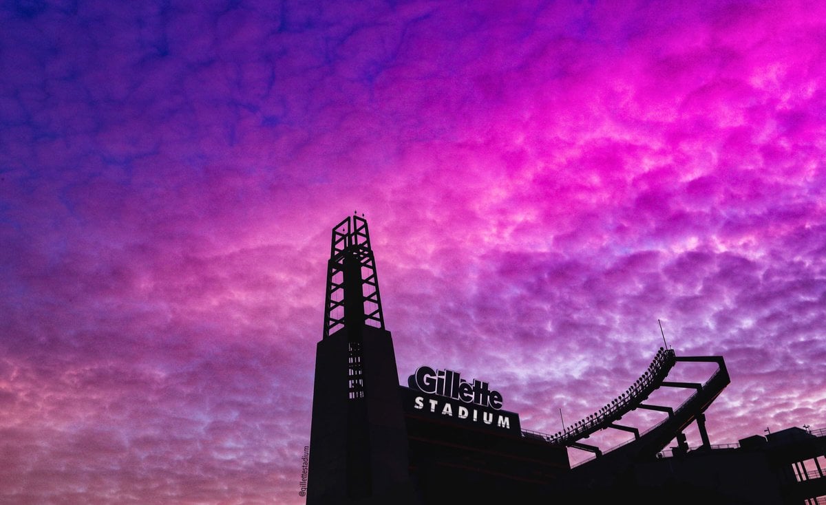 Gillette Stadium this pic? Check out our Instagram story for your perfect new phone wallpaper! →