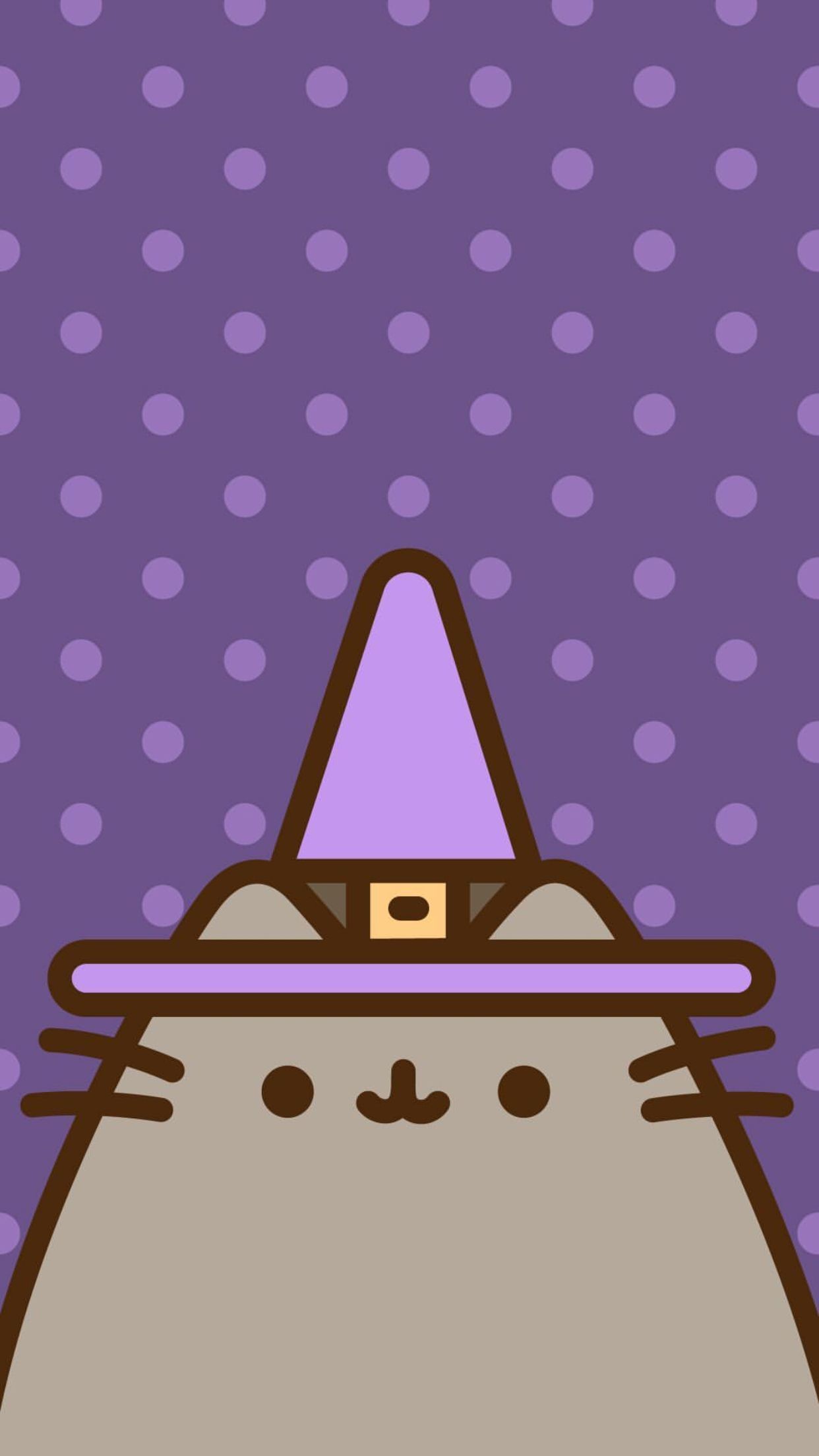 Cute Halloween Purple Wallpaper