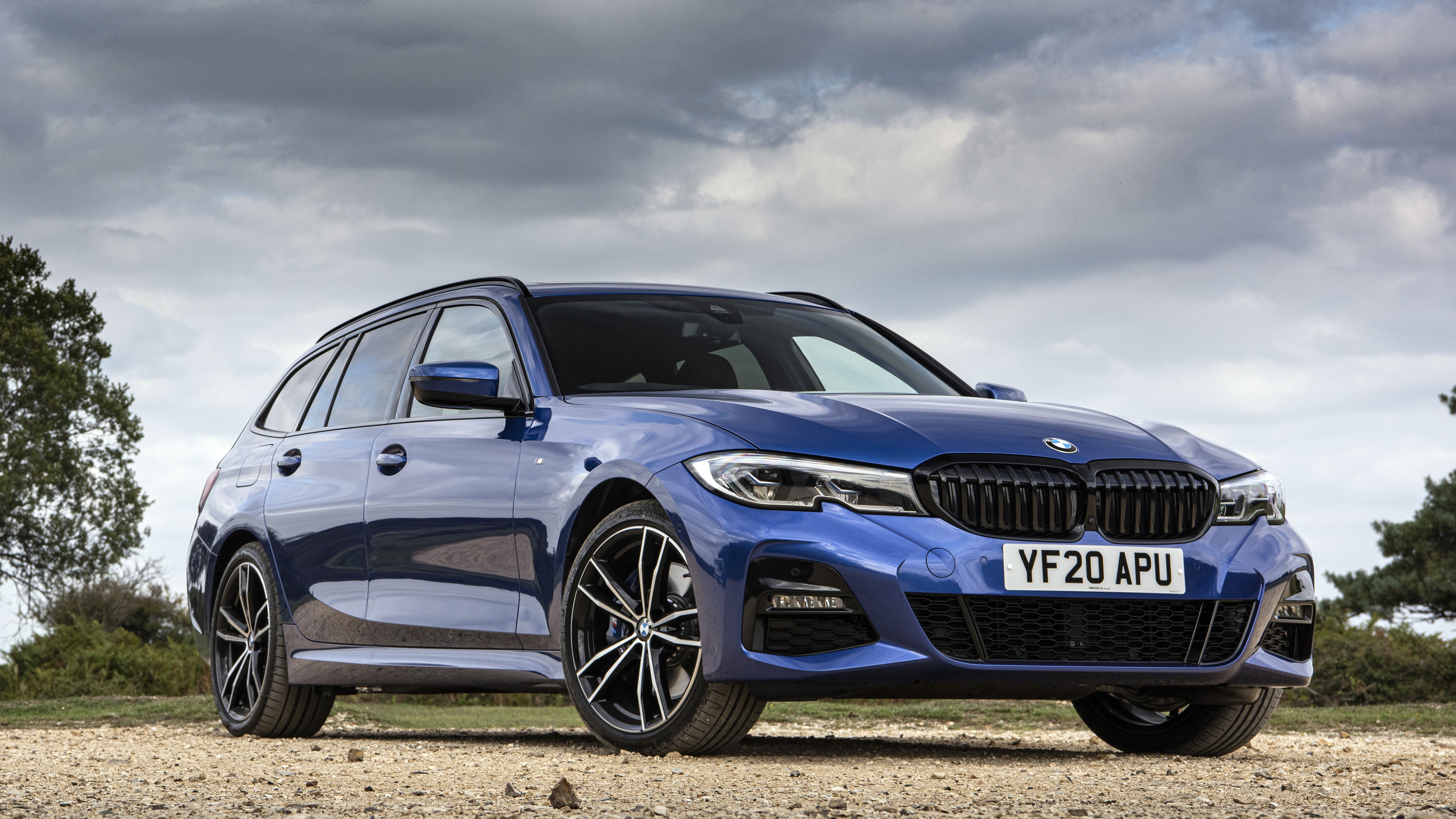 BMW 330e xDrive Touring M Sport 2020 4K Wallpaper. HD Car Wallpaper