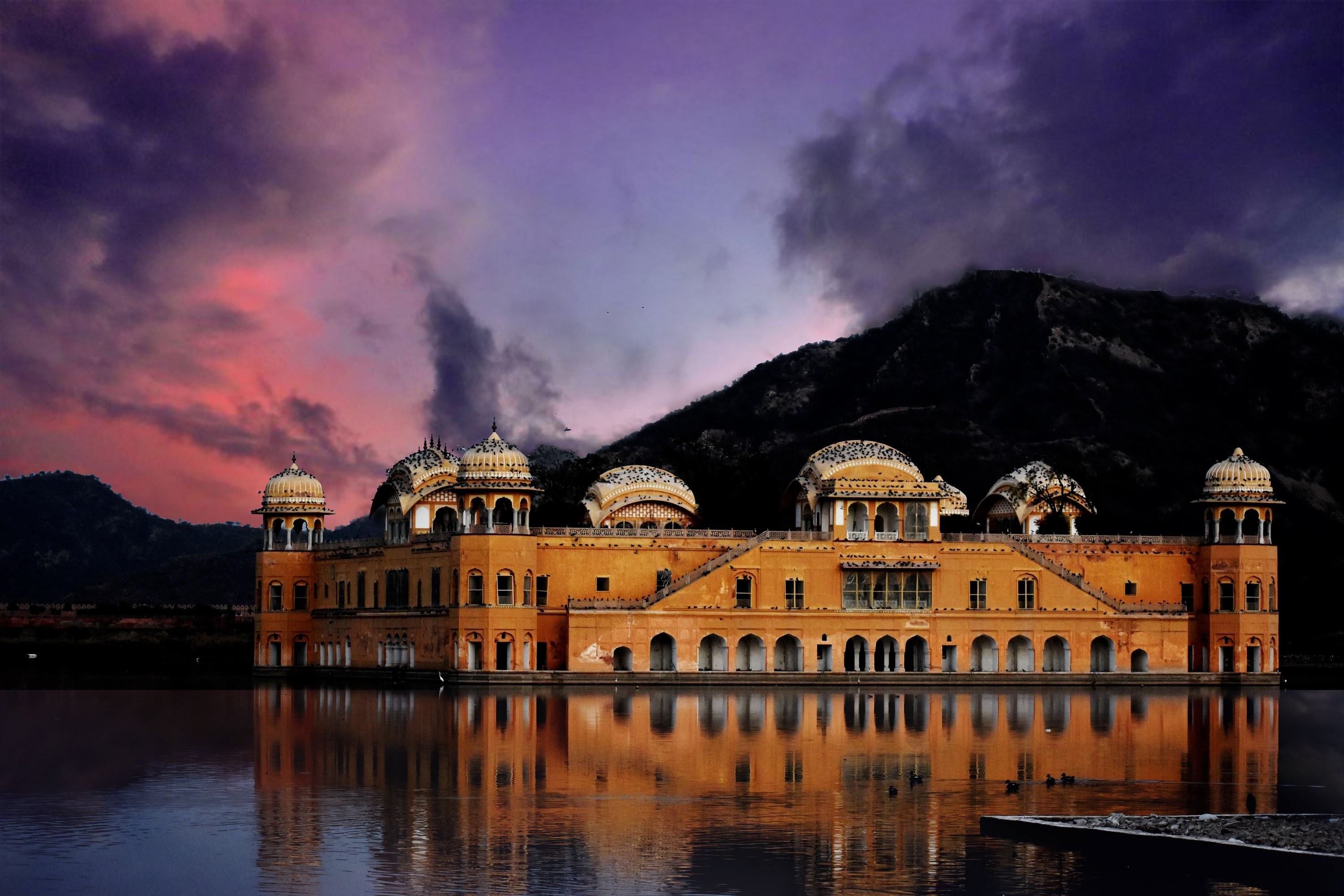 Wallpaper / the royal jal mahal 4k wallpaper