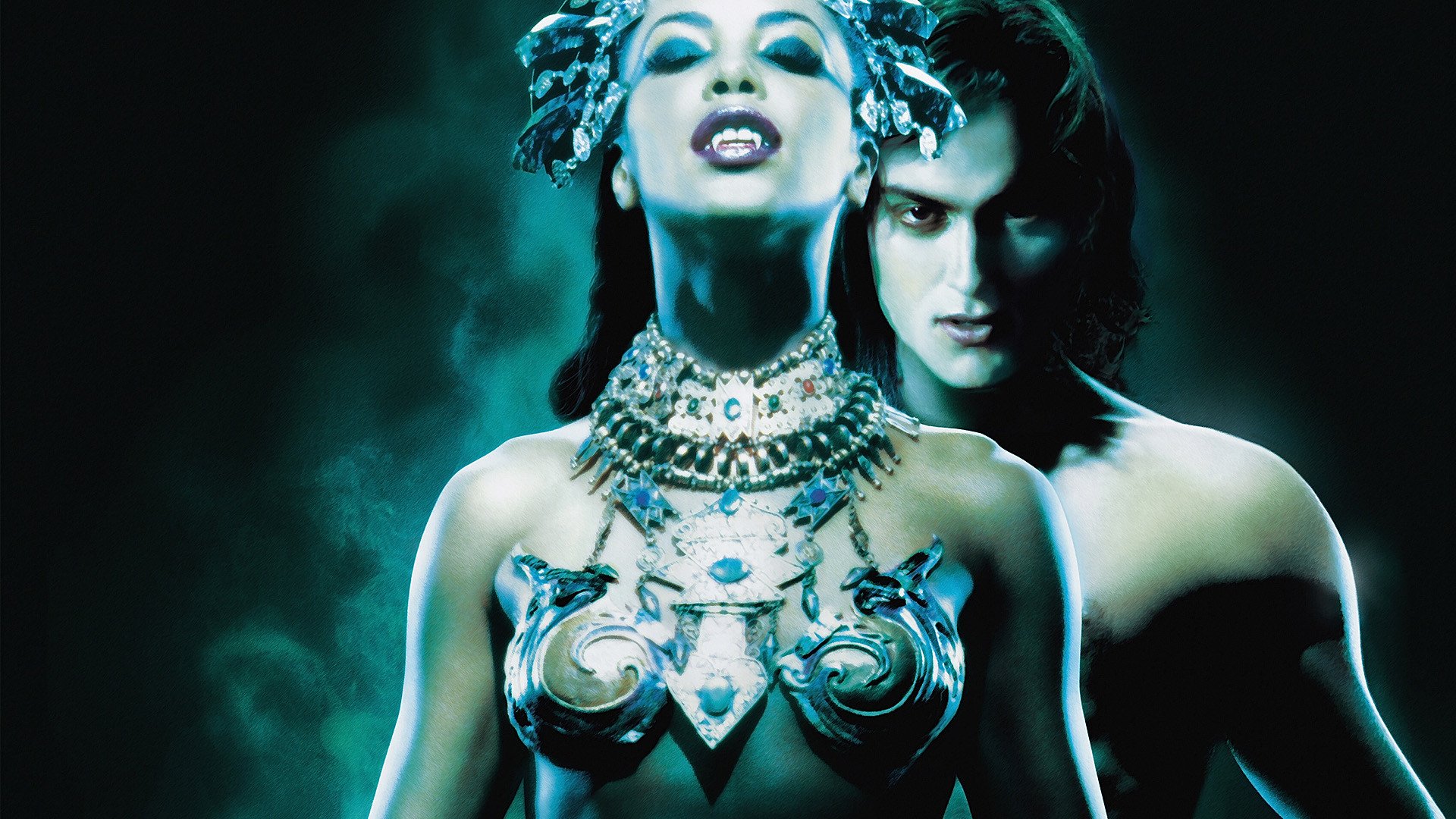 QUEEN OF THE DAMNED fantasy horror dark heavy metal vampire aaliyah y wallpaperx1080
