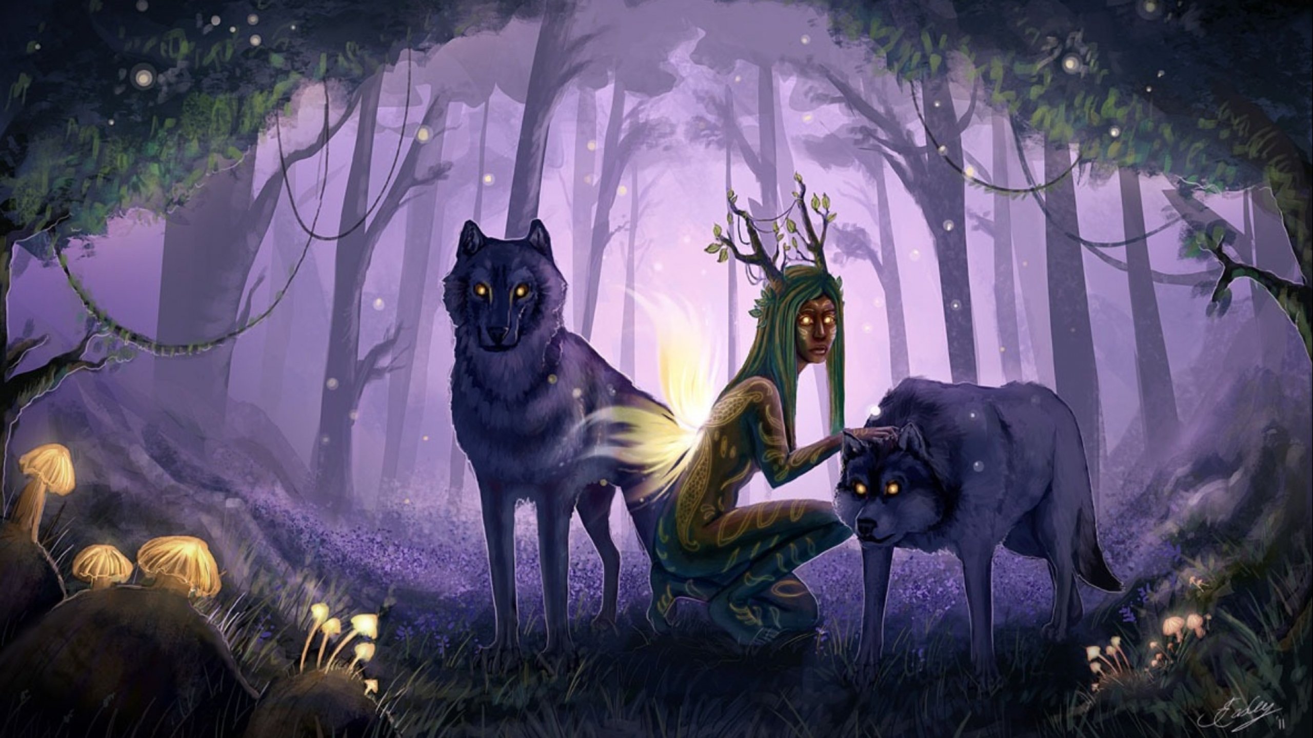 art, Artwork, Fantasy, Magical, Forest, Original, Magic, Creature Wallpaper HD / Desktop and Mobile Background