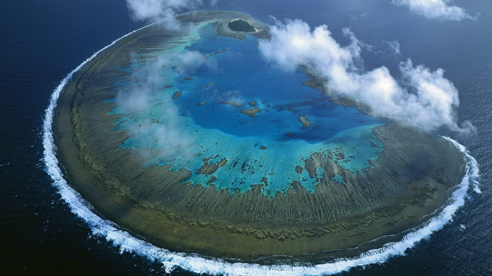 #island, #nature, #landscape, #sea, #Australia, #water, #clouds, #green, #deserted Island, wallpaper. Mocah HD Wallpaper