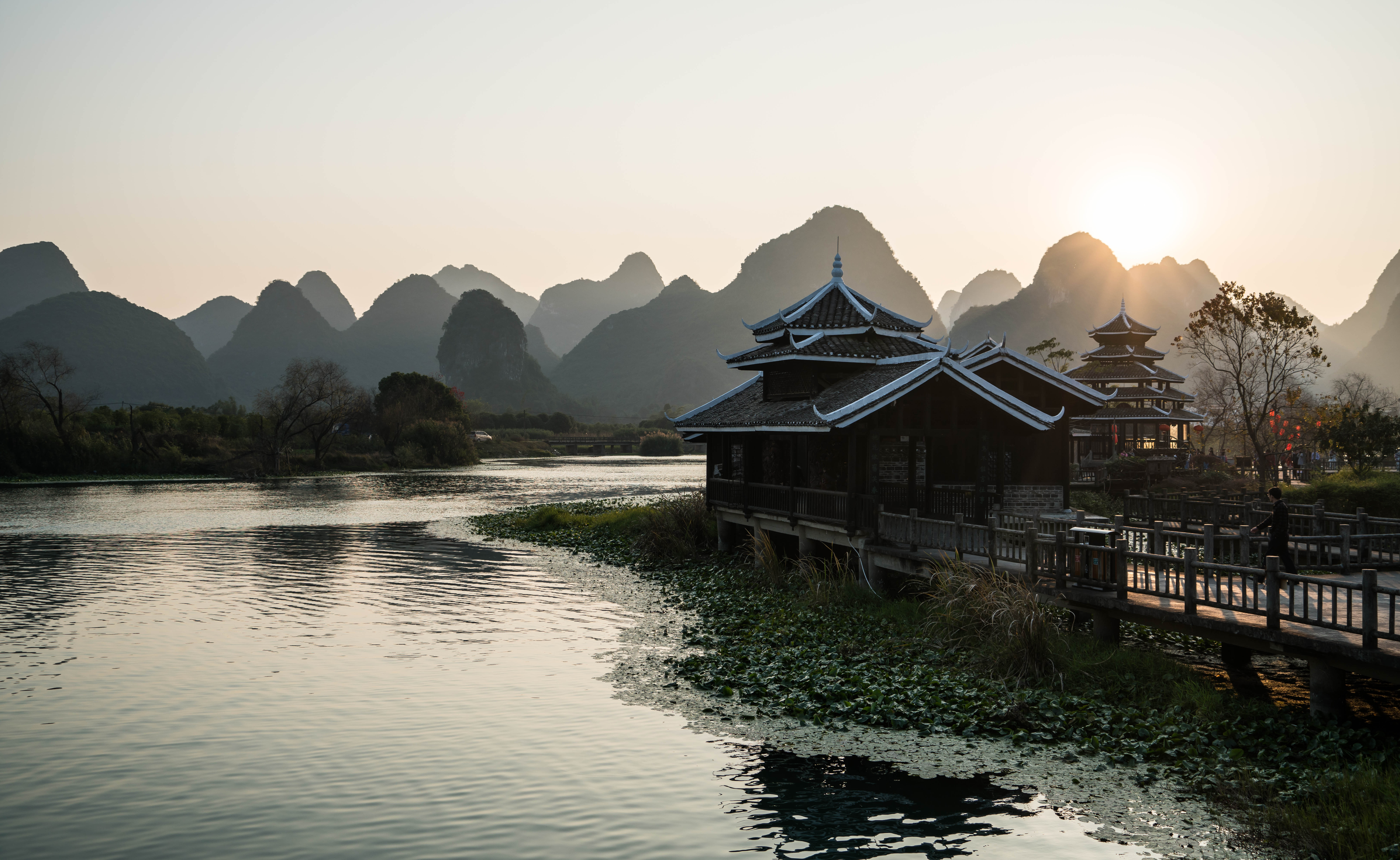 Wallpaper, chrisgoldny, chrisgoldphoto, chrisgoldphotos, chrisgoldberg, forsale, licensing, albumcover, albumcovers, bookcover, bookcovers, Guilin, guilinprovince, guangxi, sunset, limestone, mountains, landscapes, Sony, sonyimages, sonya7rii