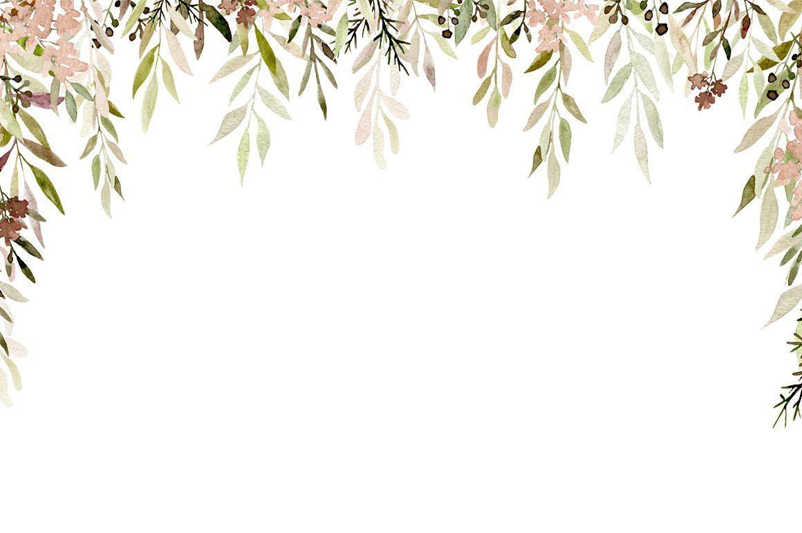 Watercolor Leaf Wallpaper