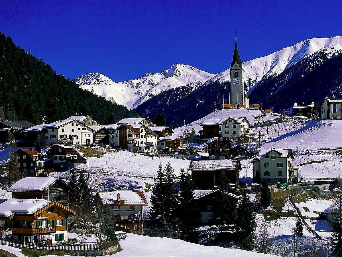 Wallpaper Switzerland, Mountains, Mountain Village. Best Free wallpaper