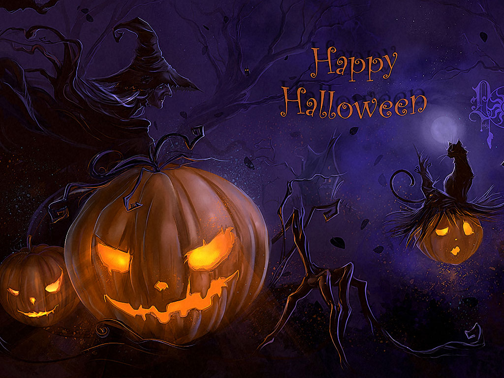 Free Scary Halloween & Collection 2014 Background for Powerpoint
